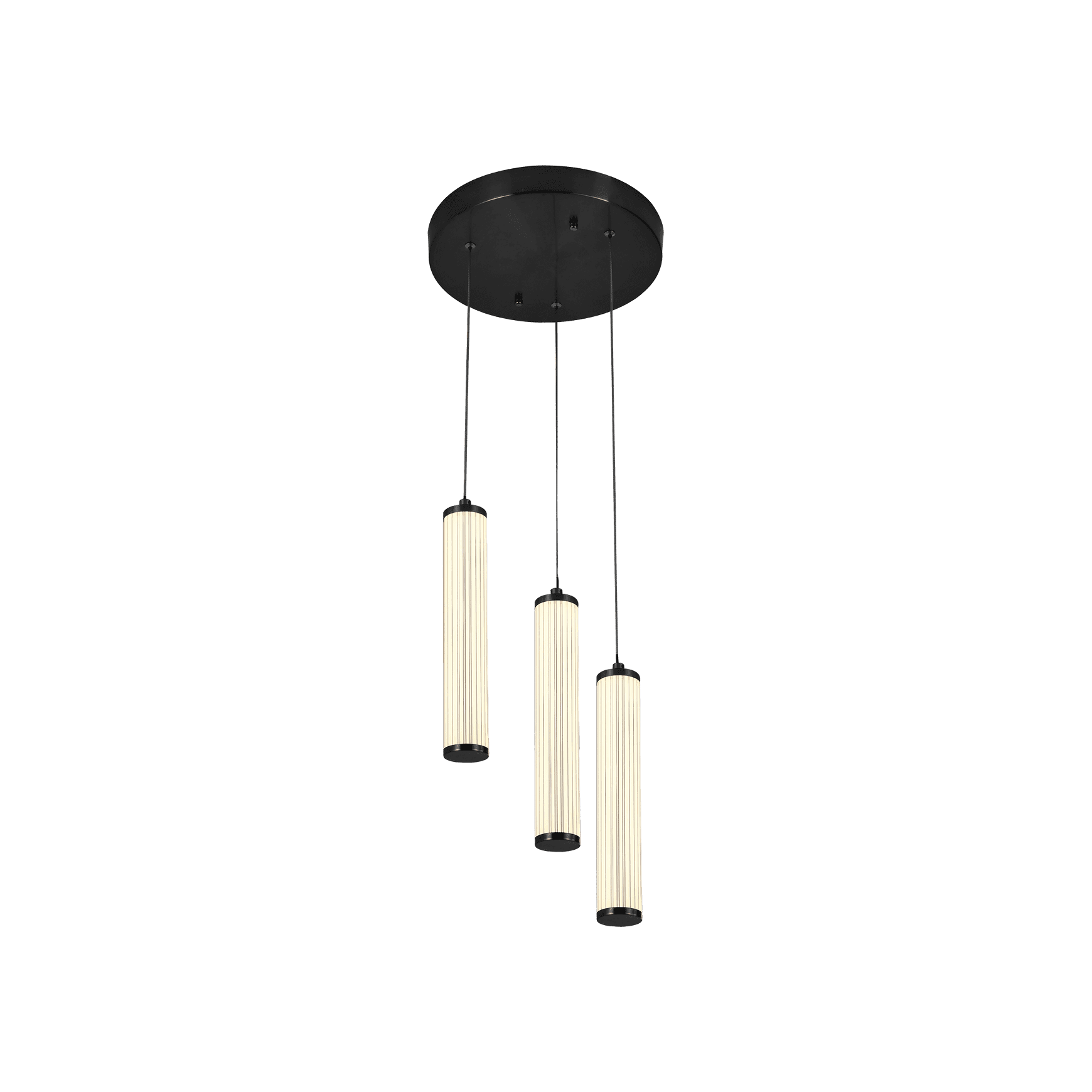 Charm Acrylic Fluted Pendant Light
