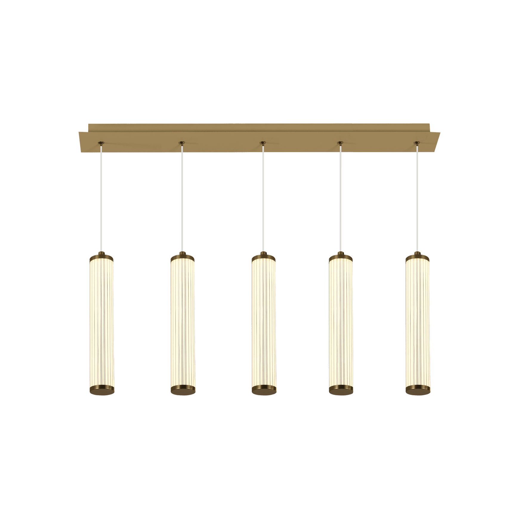 Charm Acrylic Fluted Pendant Light