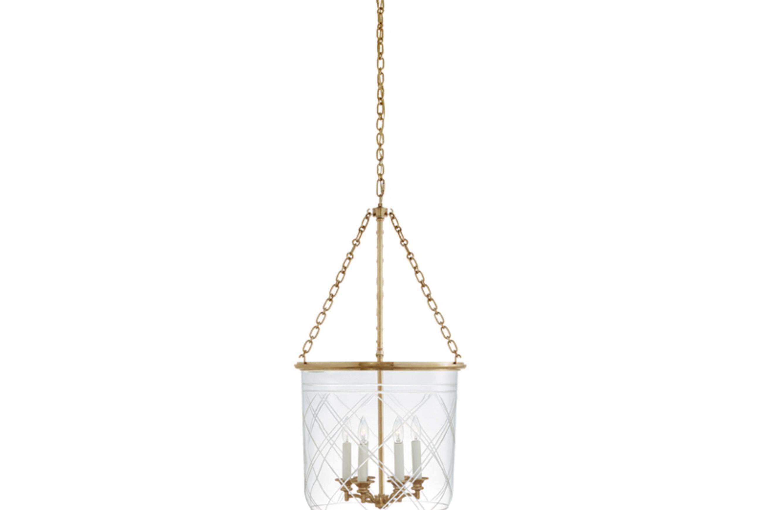 Cambridge Large Smoke Bell Lantern – Brass