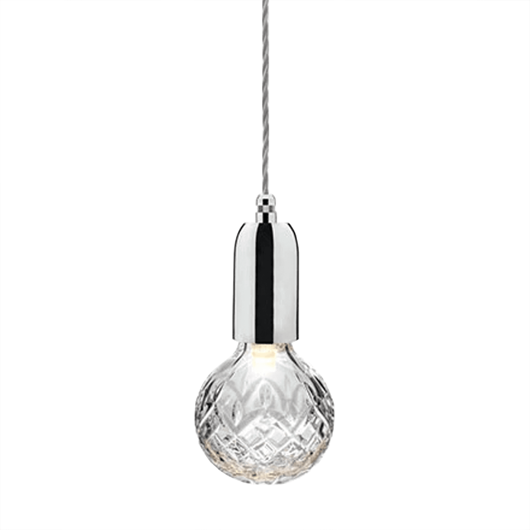 Clear Crystal Bulb pendant