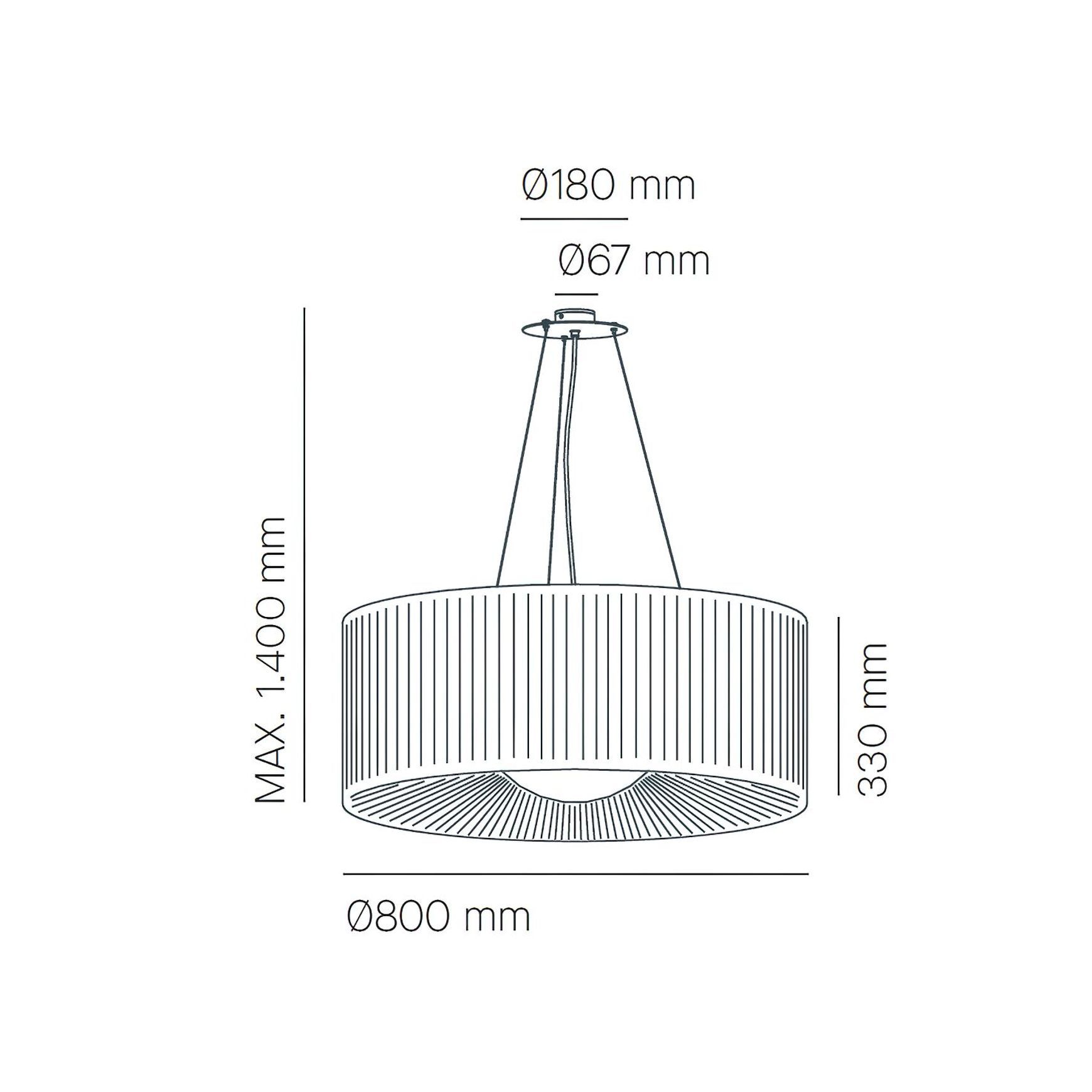 Lap 80cm Pendant