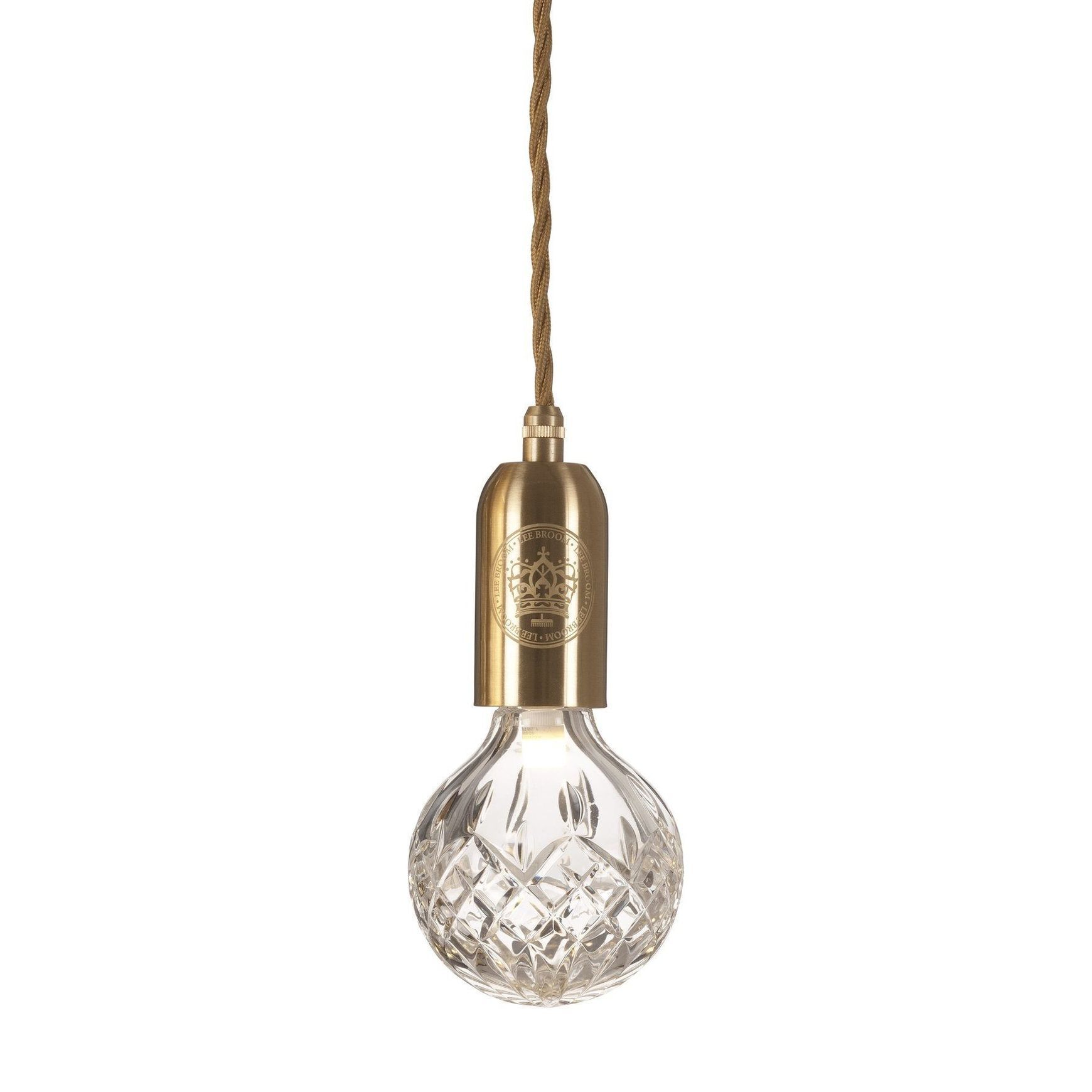 Clear Crystal Bulb pendant