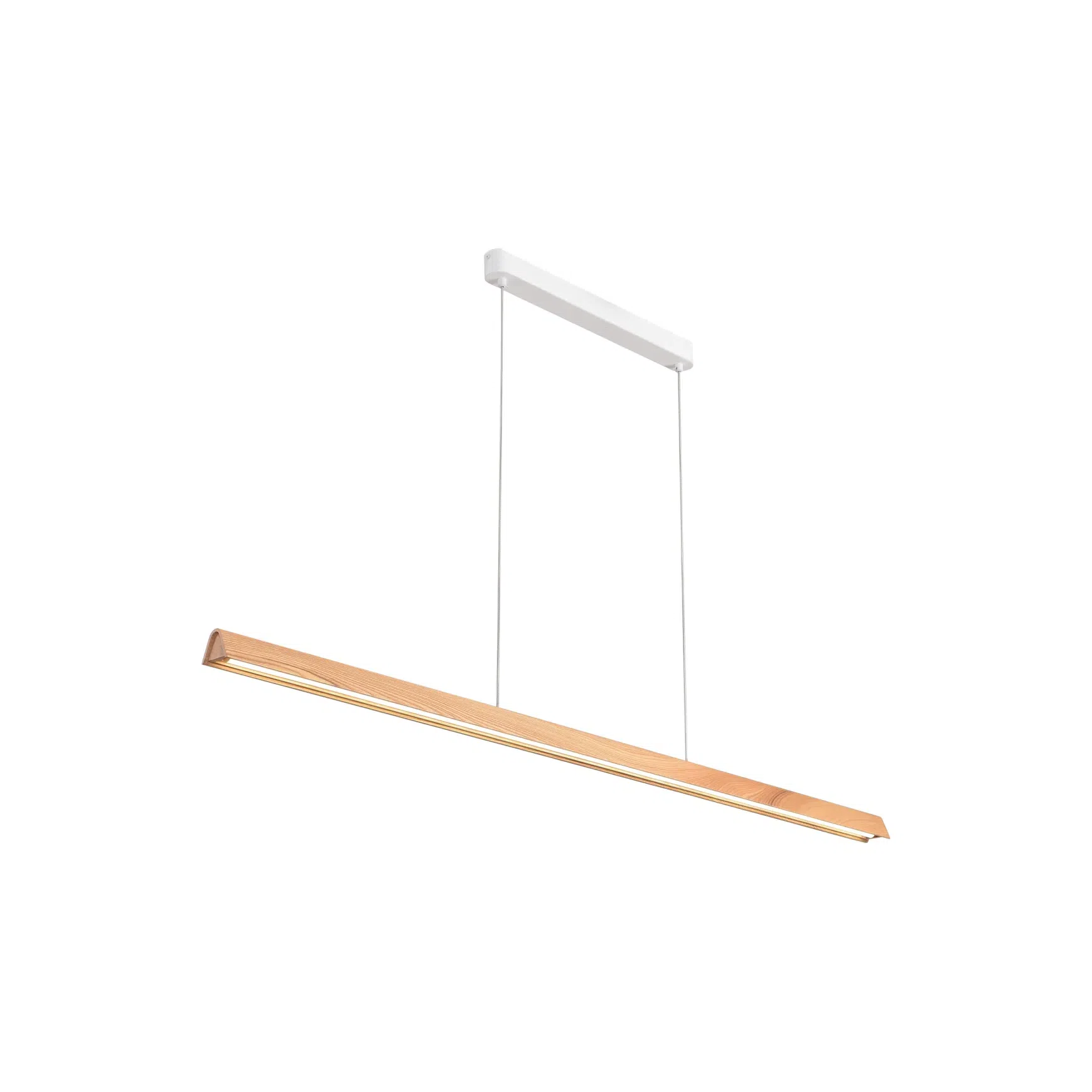 Avocent Ash Timber LED Linear Pendant Light