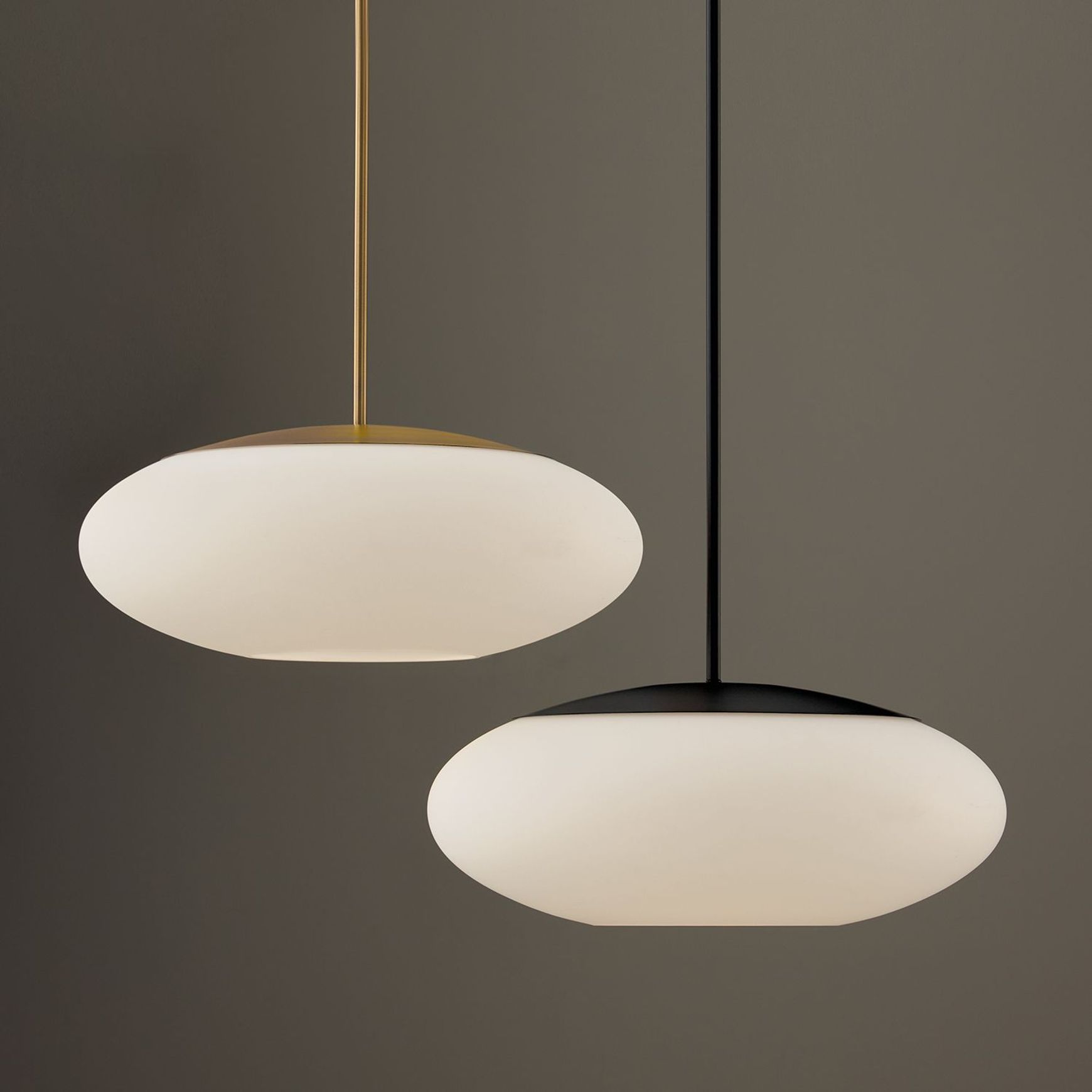 Luca 1 Light Pendant in Aged Brass