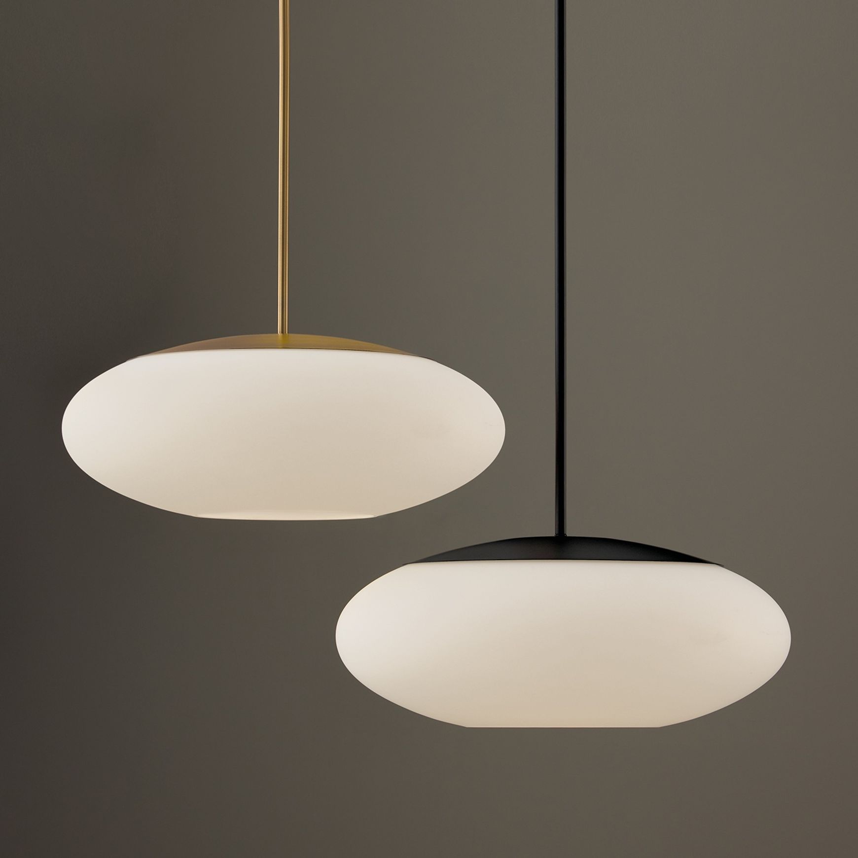 Luca 1 Light Pendant in Matte Black