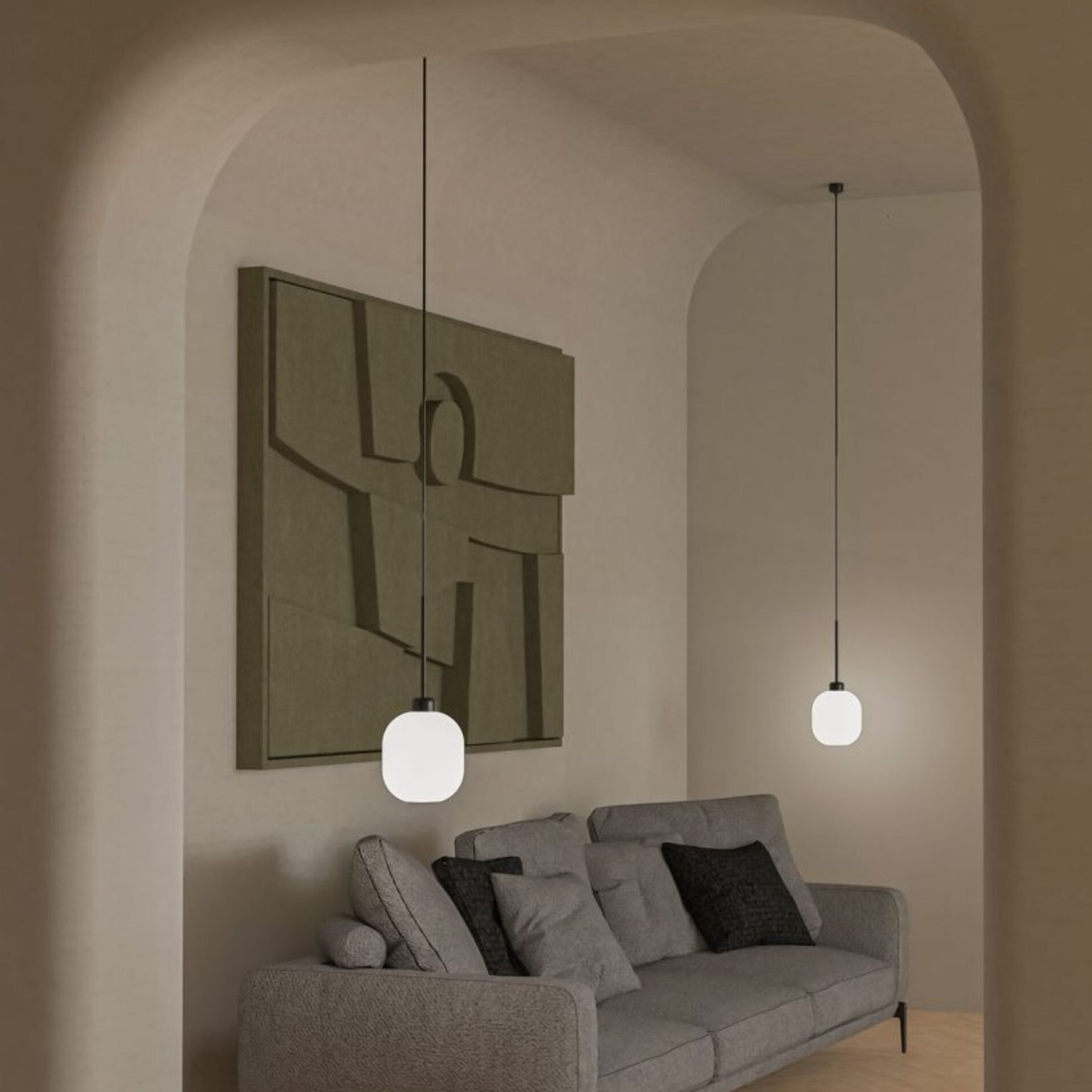 Parlour Lite Curve Pendant Light