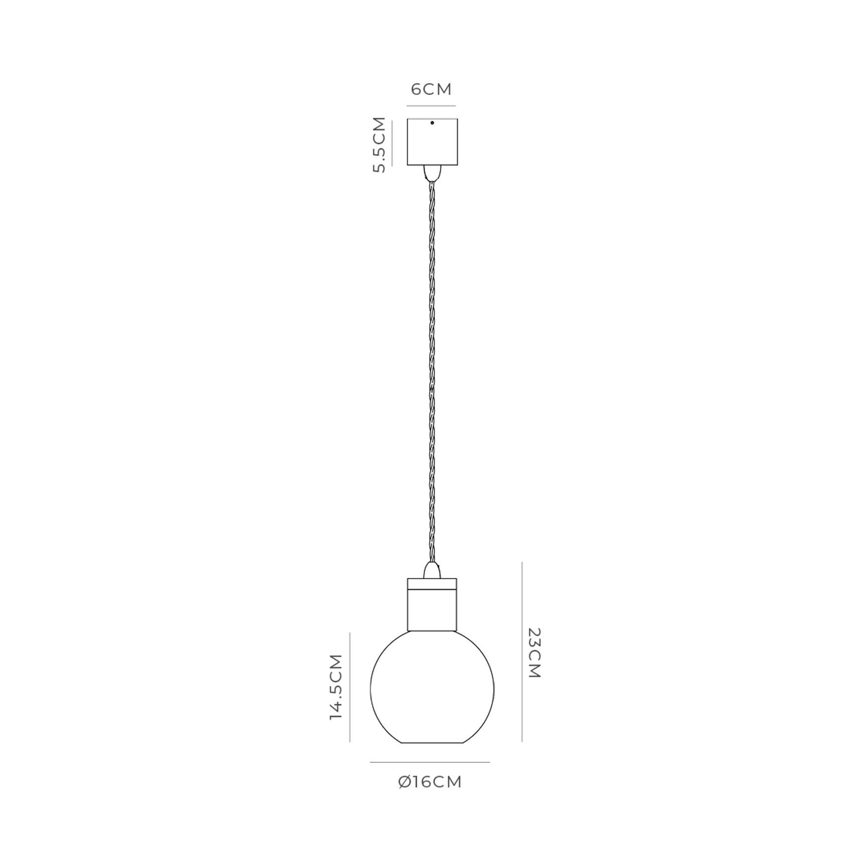 Parlour Sphere Pendant Light