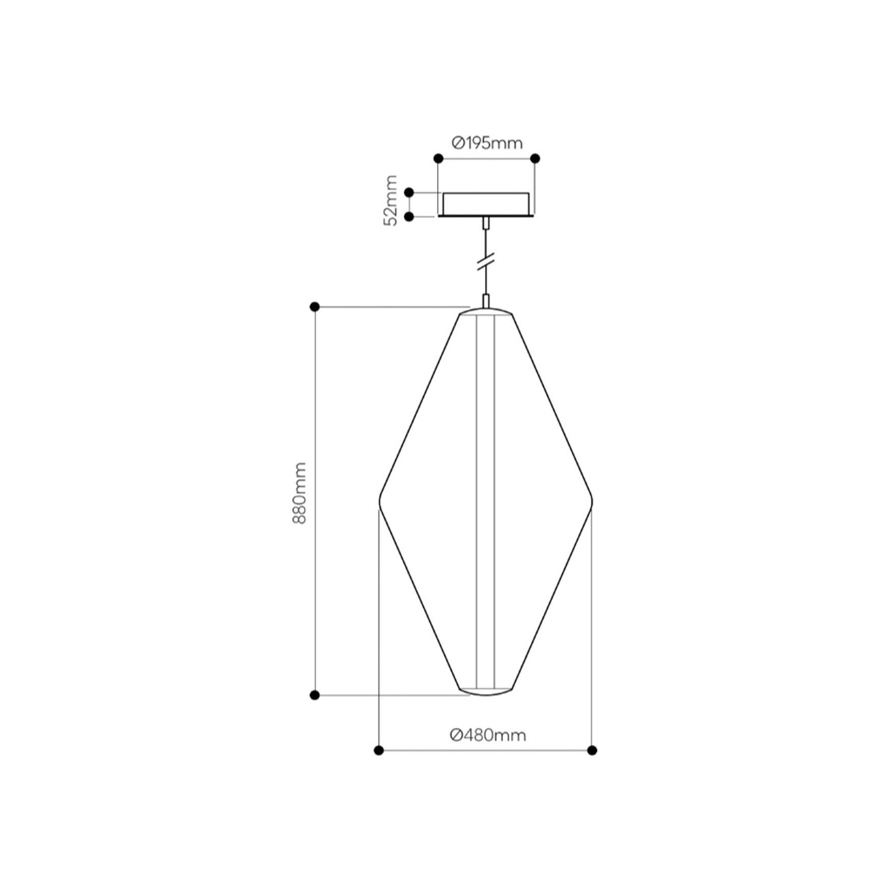Buoy Double Cone Pendant Light