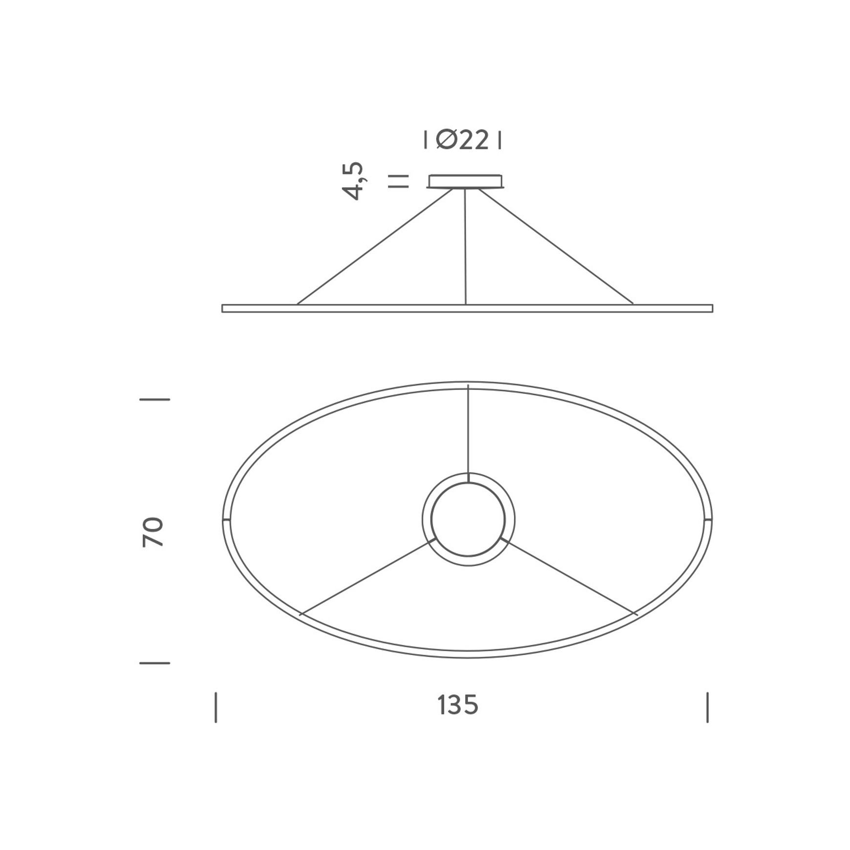 Ellisse Pendant Light