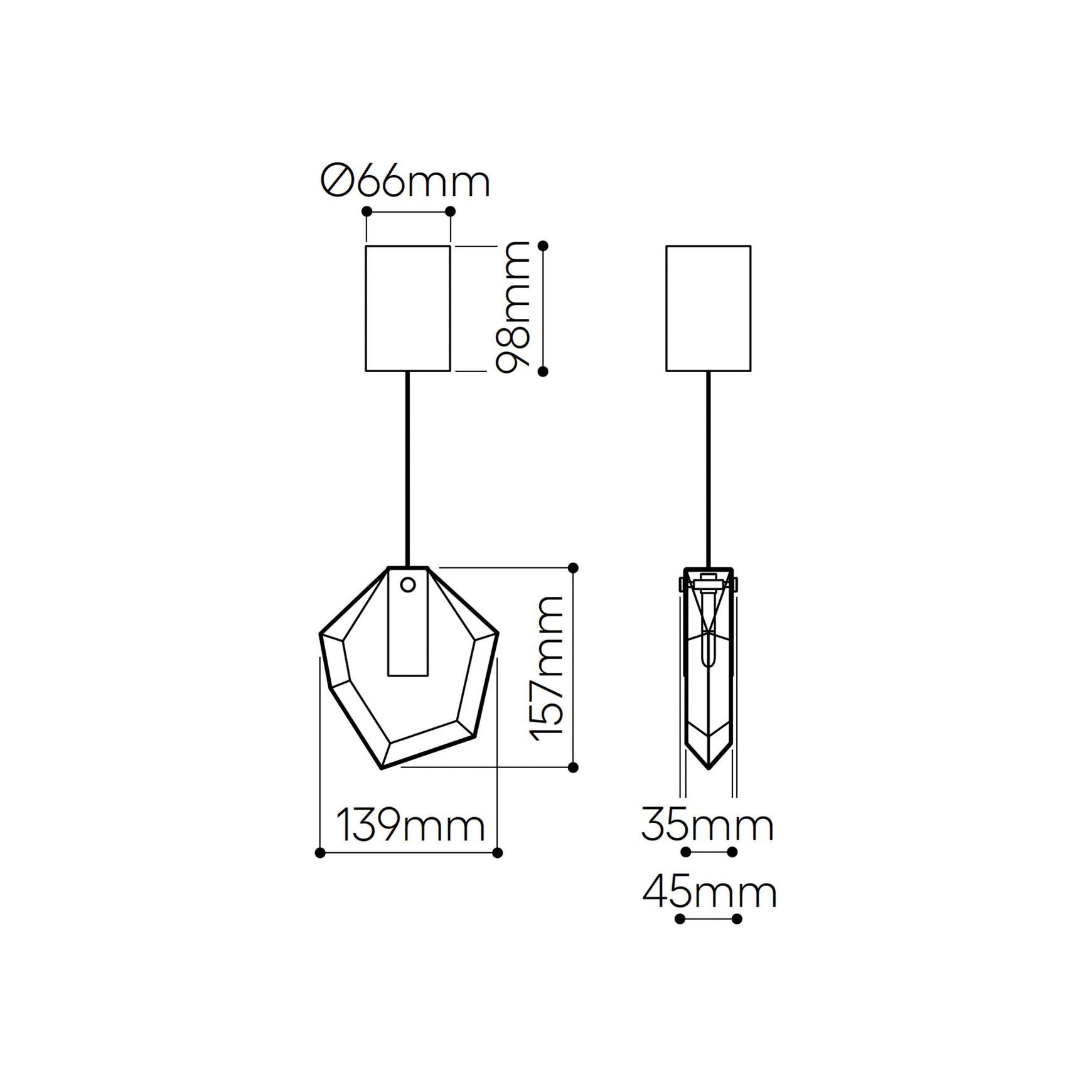 Fragments Short Pendant Light