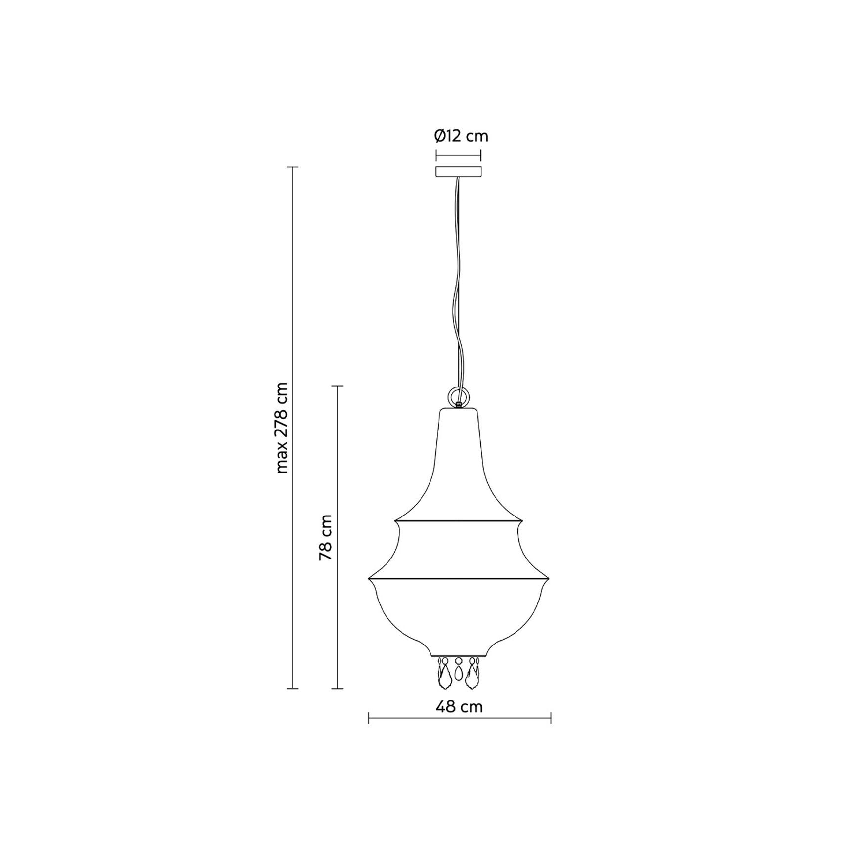 Lady D Pendant Light