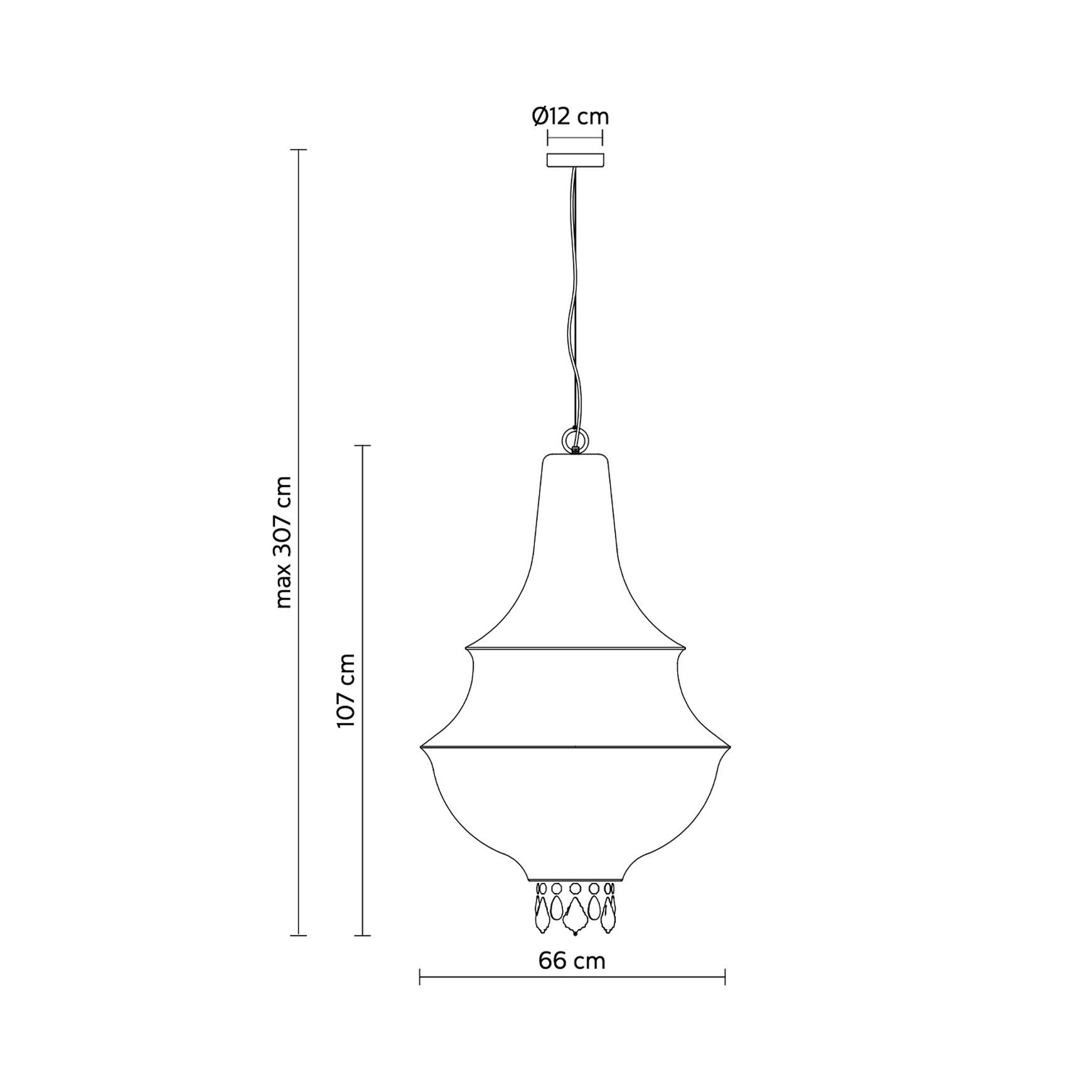 Lady D Pendant Light