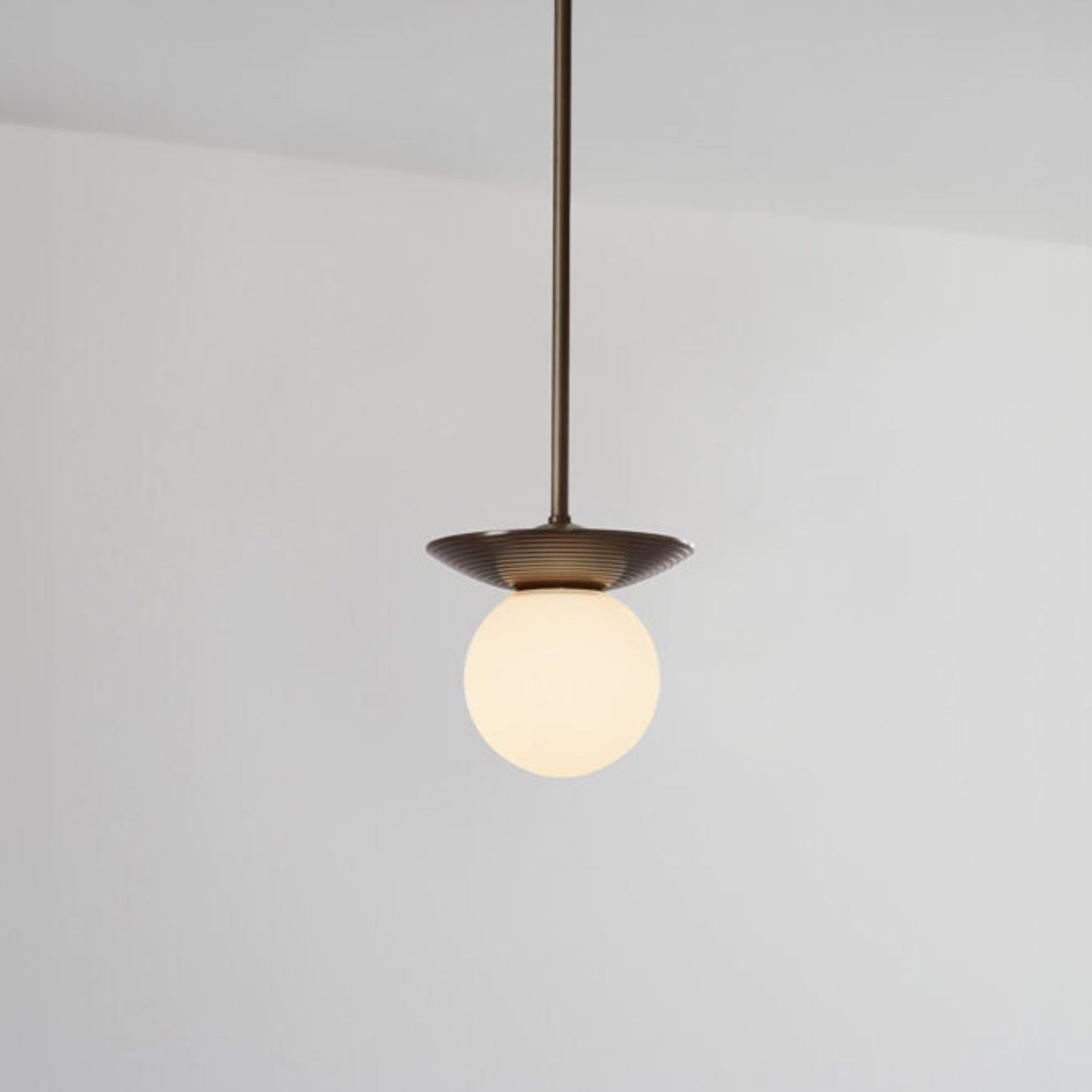 Orbit Brass Pendant Light