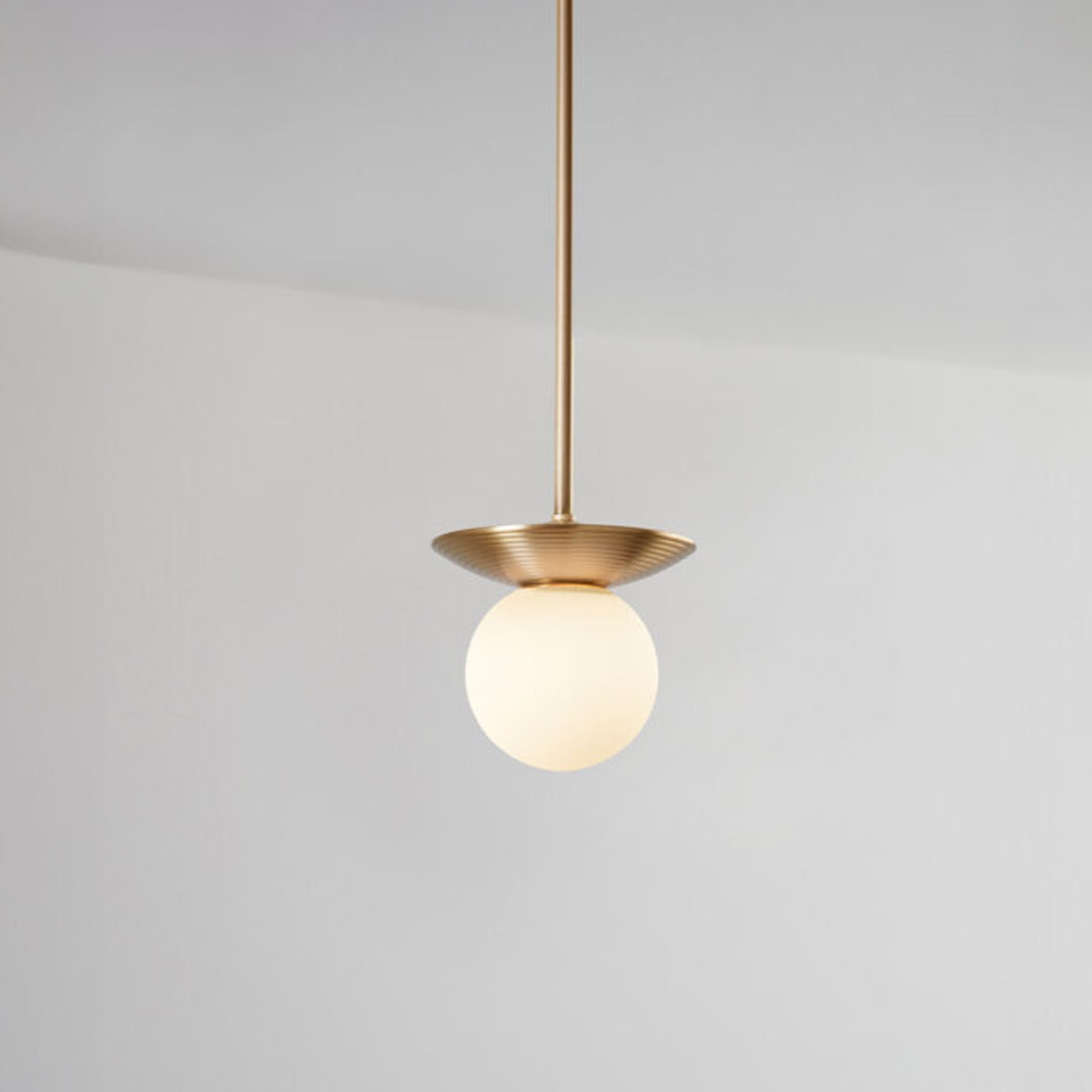 Orbit Brass Pendant Light