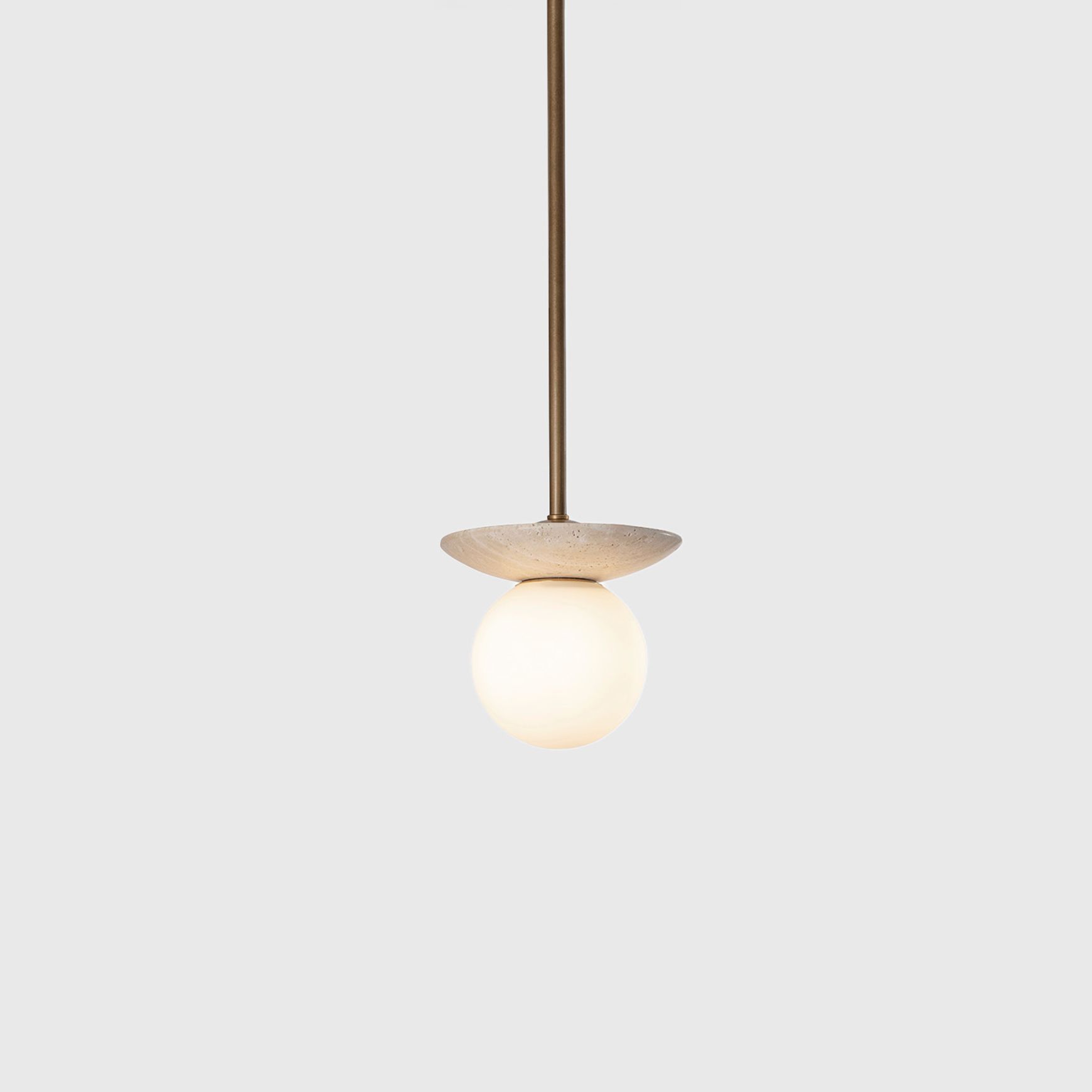 Orbit Stone Pendant Light