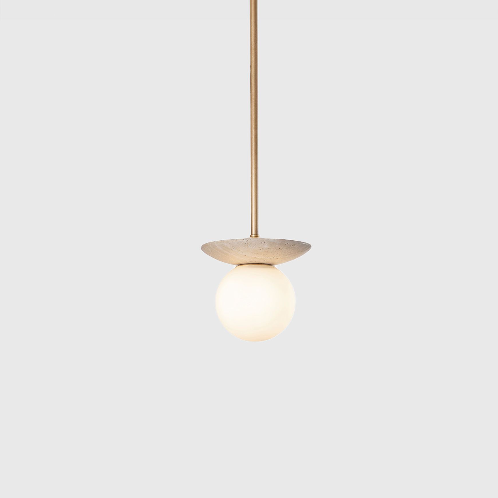 Orbit Stone Pendant Light