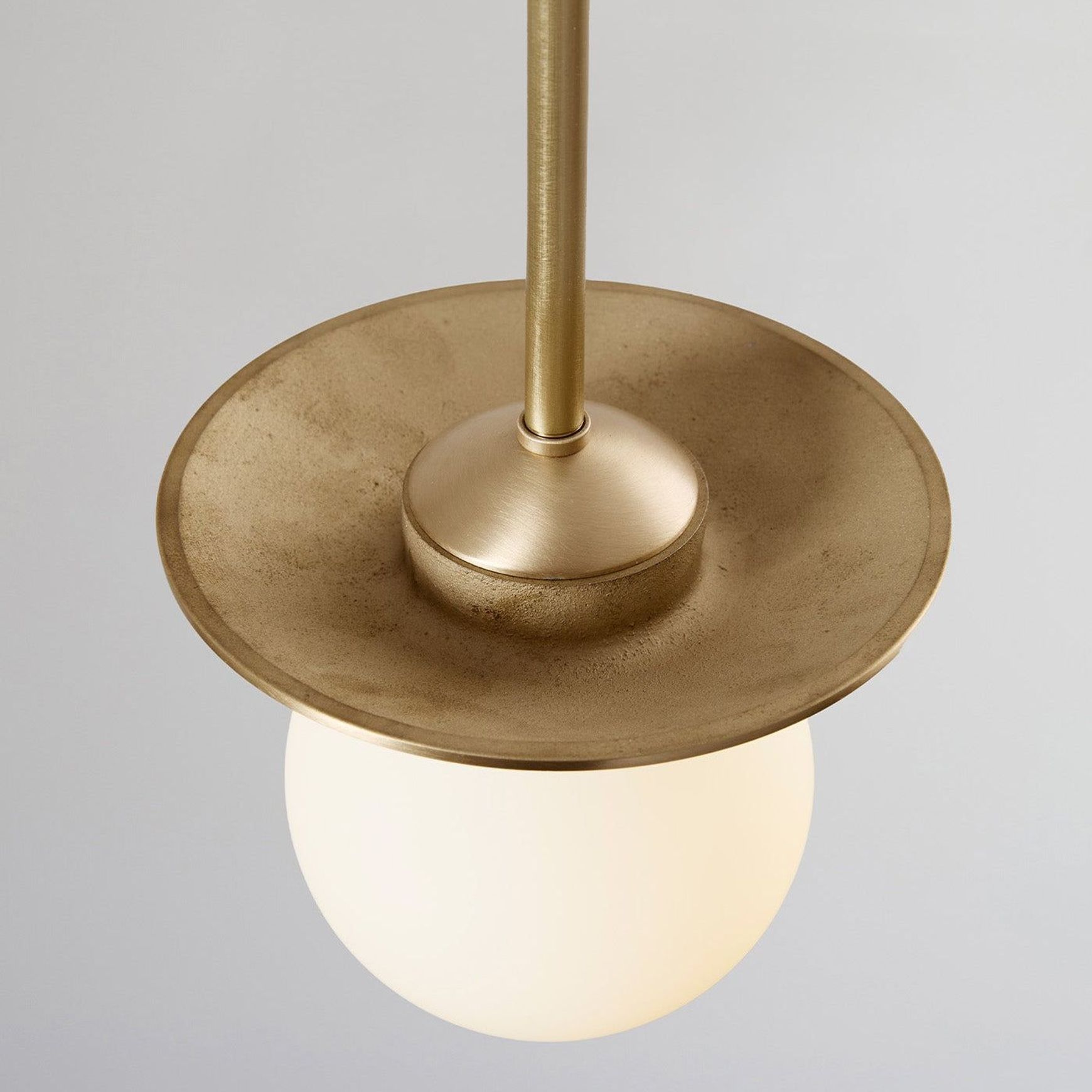 Orbit Brass Pendant Light