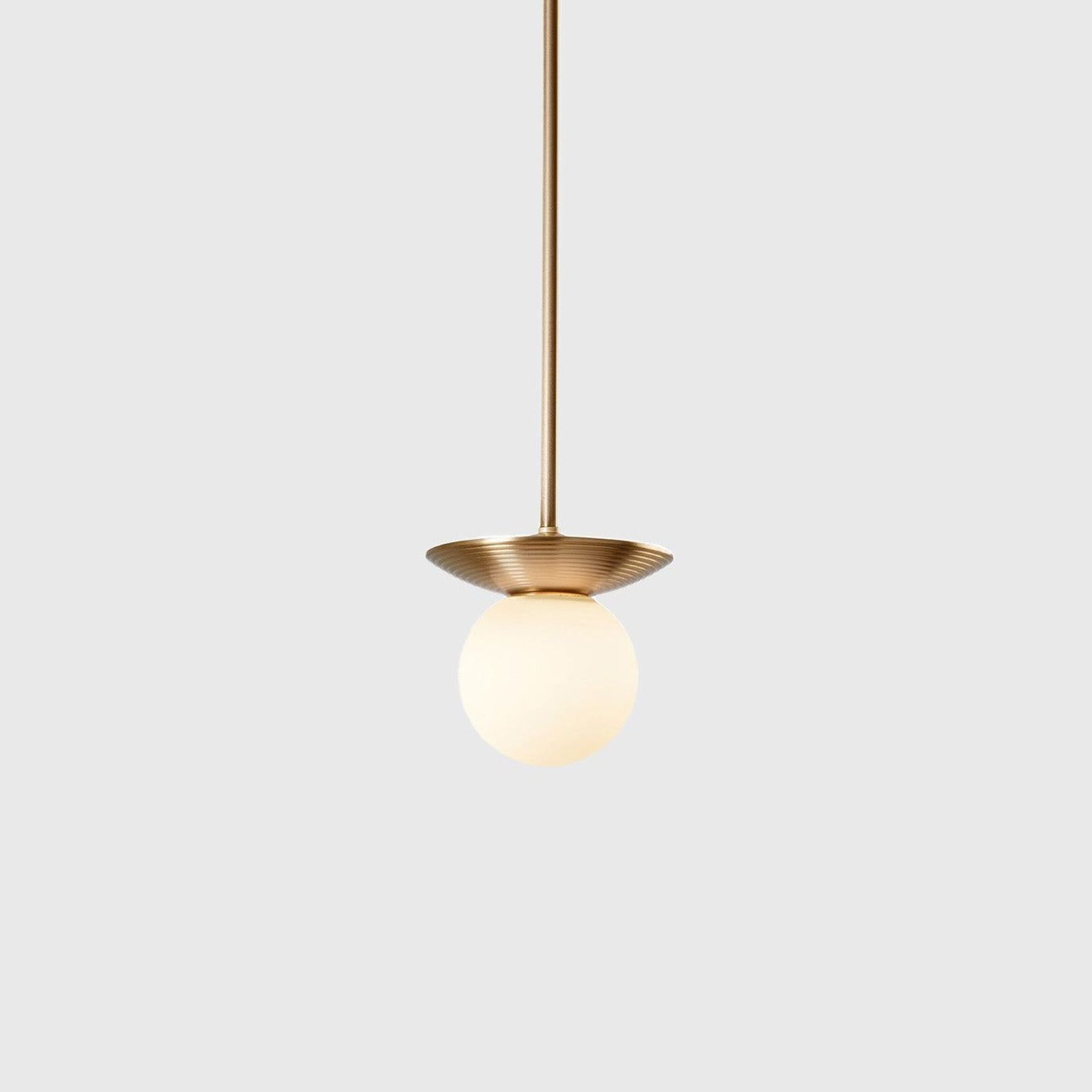Orbit Brass Pendant Light