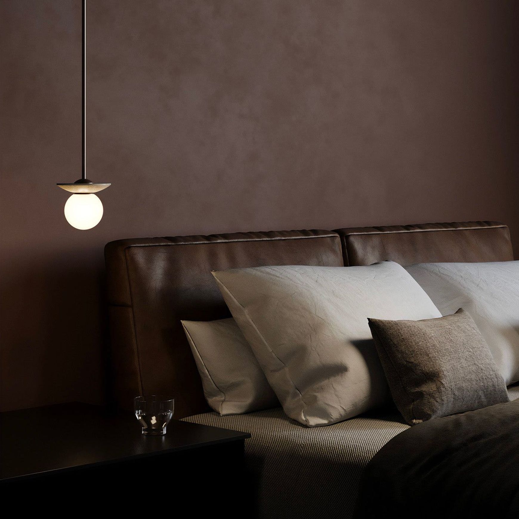 Orbit Stone Pendant Light