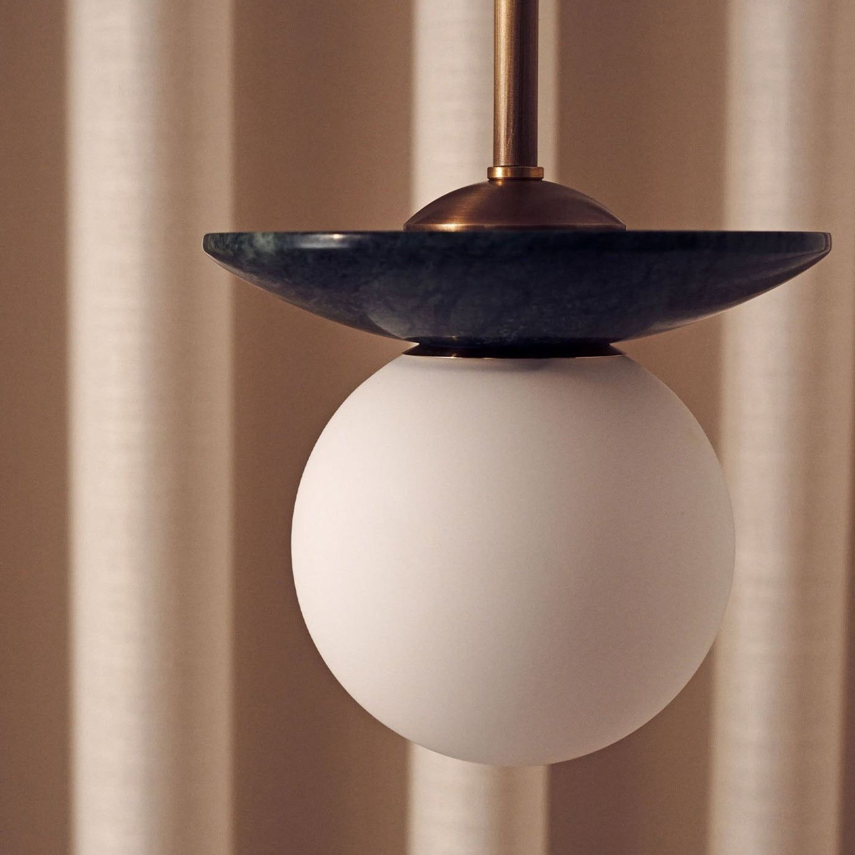 Orbit Stone Pendant Light