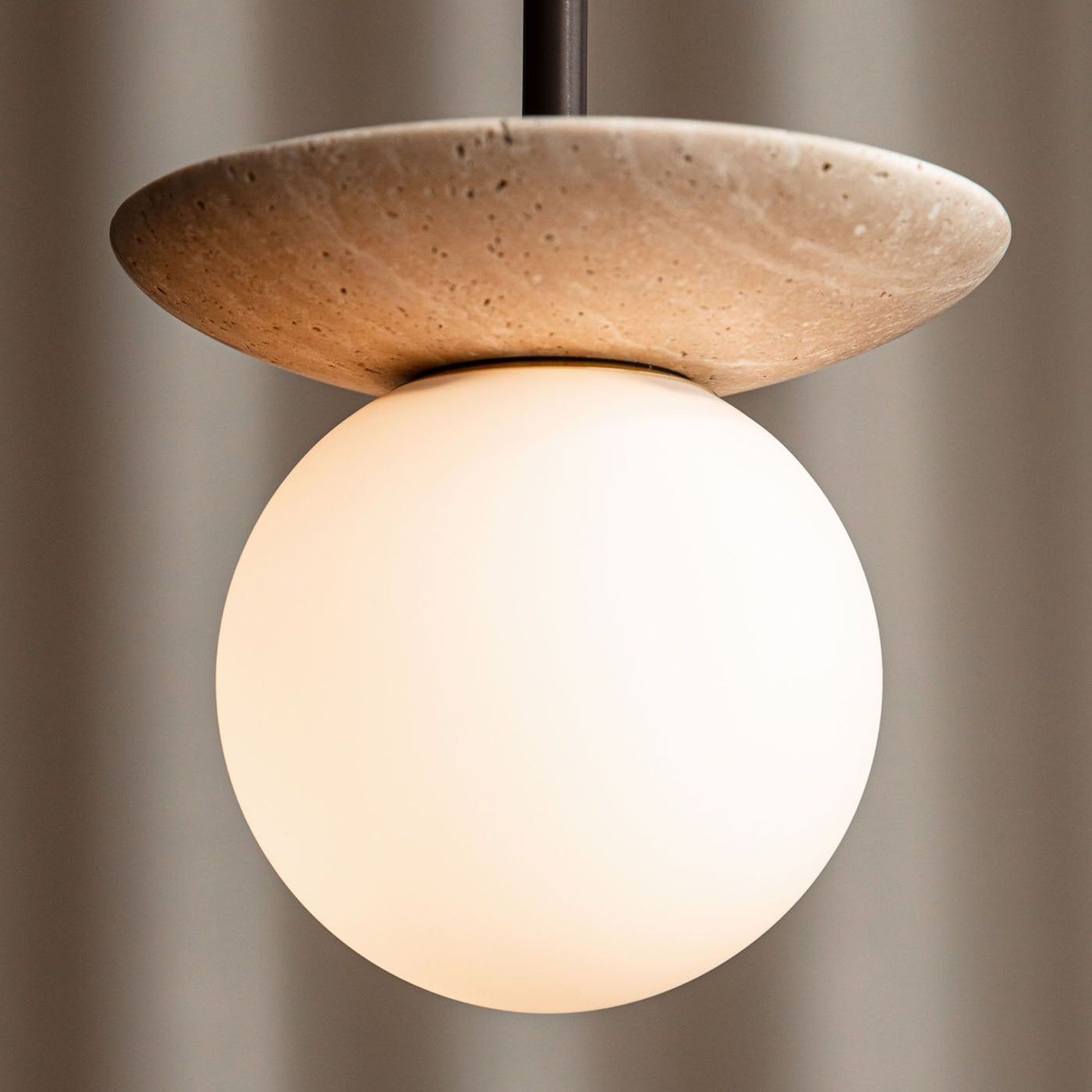 Orbit Stone Pendant Light