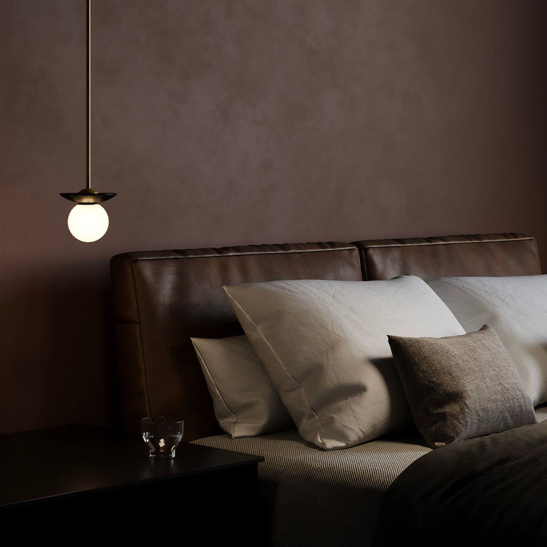 Orbit Brass Pendant Light