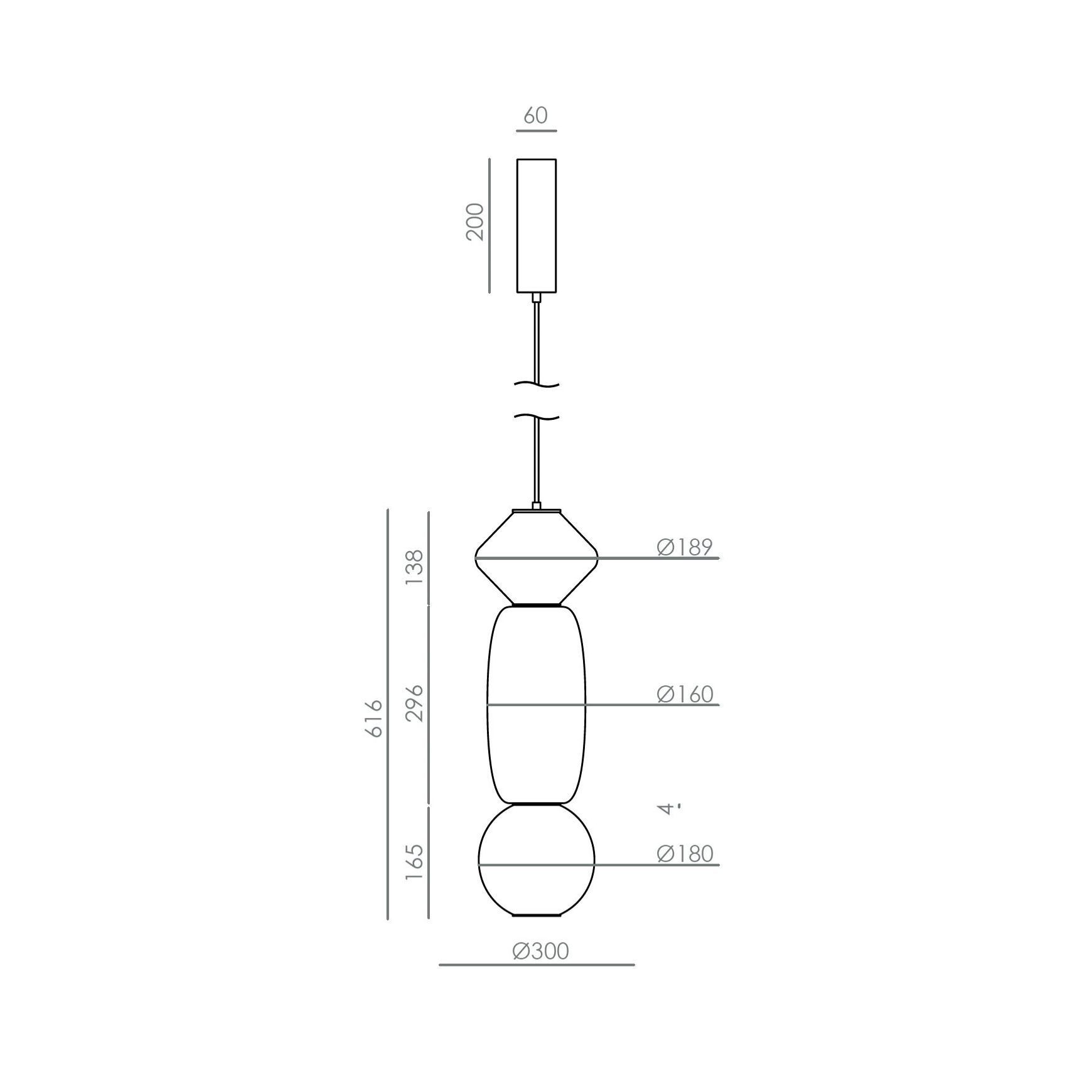 Papi Pendant Light