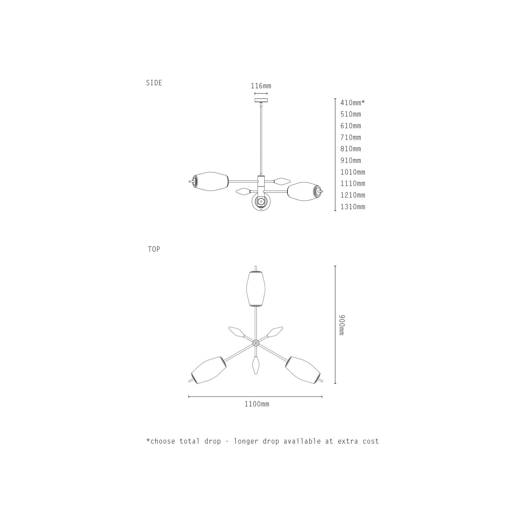 Supernova 3lt Pendant Light