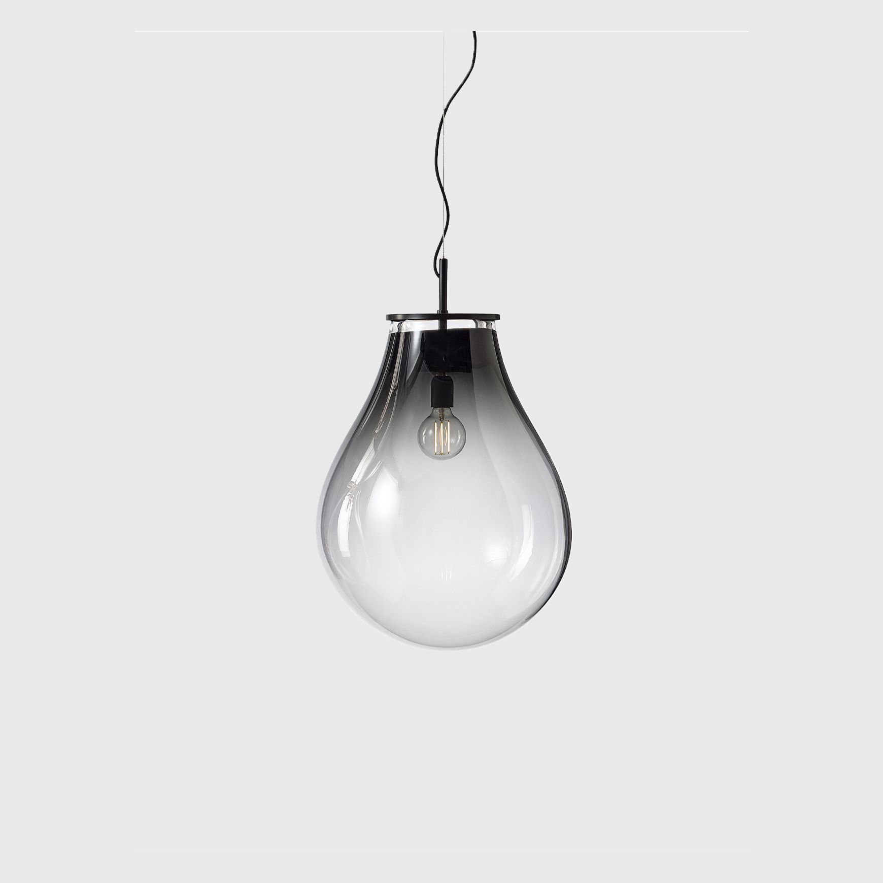 Tim Black Pendant Light