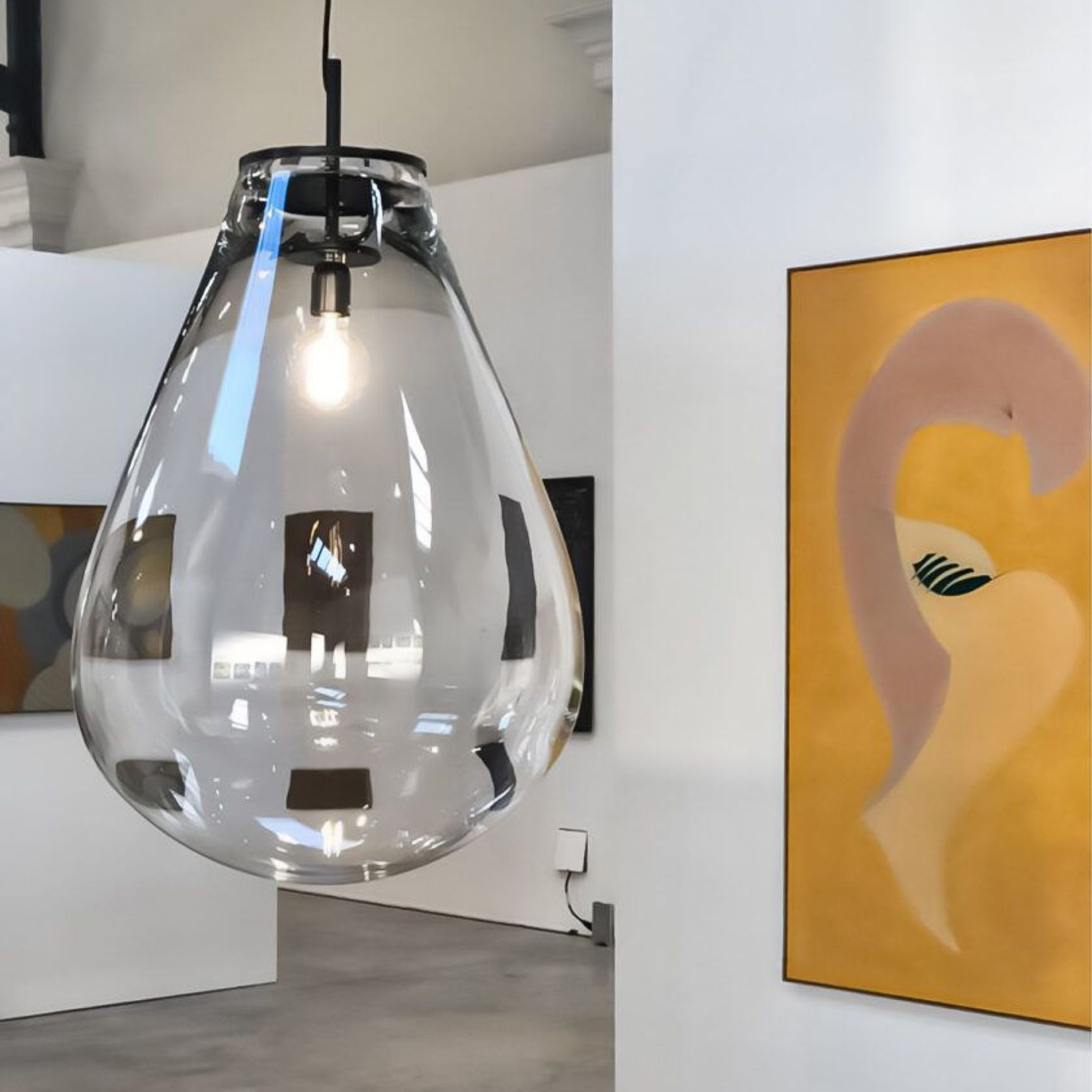 Tim Black Pendant Light