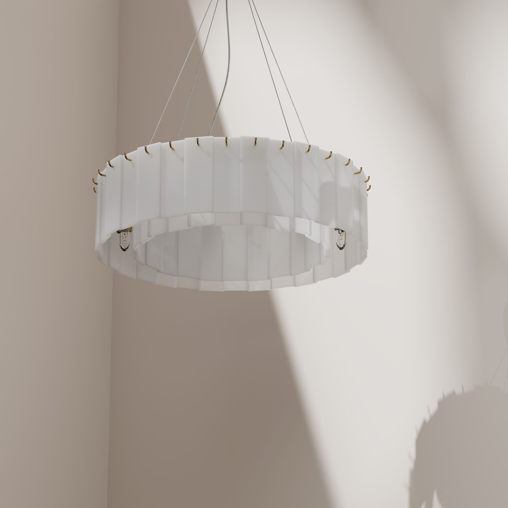 Mirage Alabaster Stone Chandelier