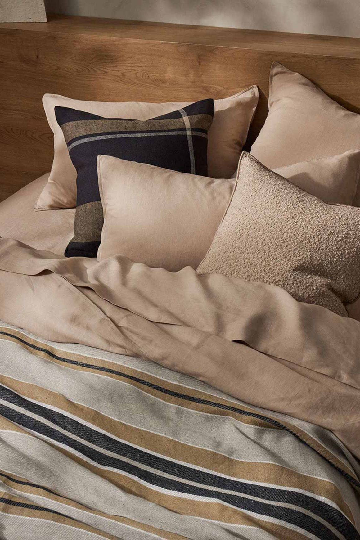 Ravello Pillowcase Pair - Shell | Standard, King or Euro Size