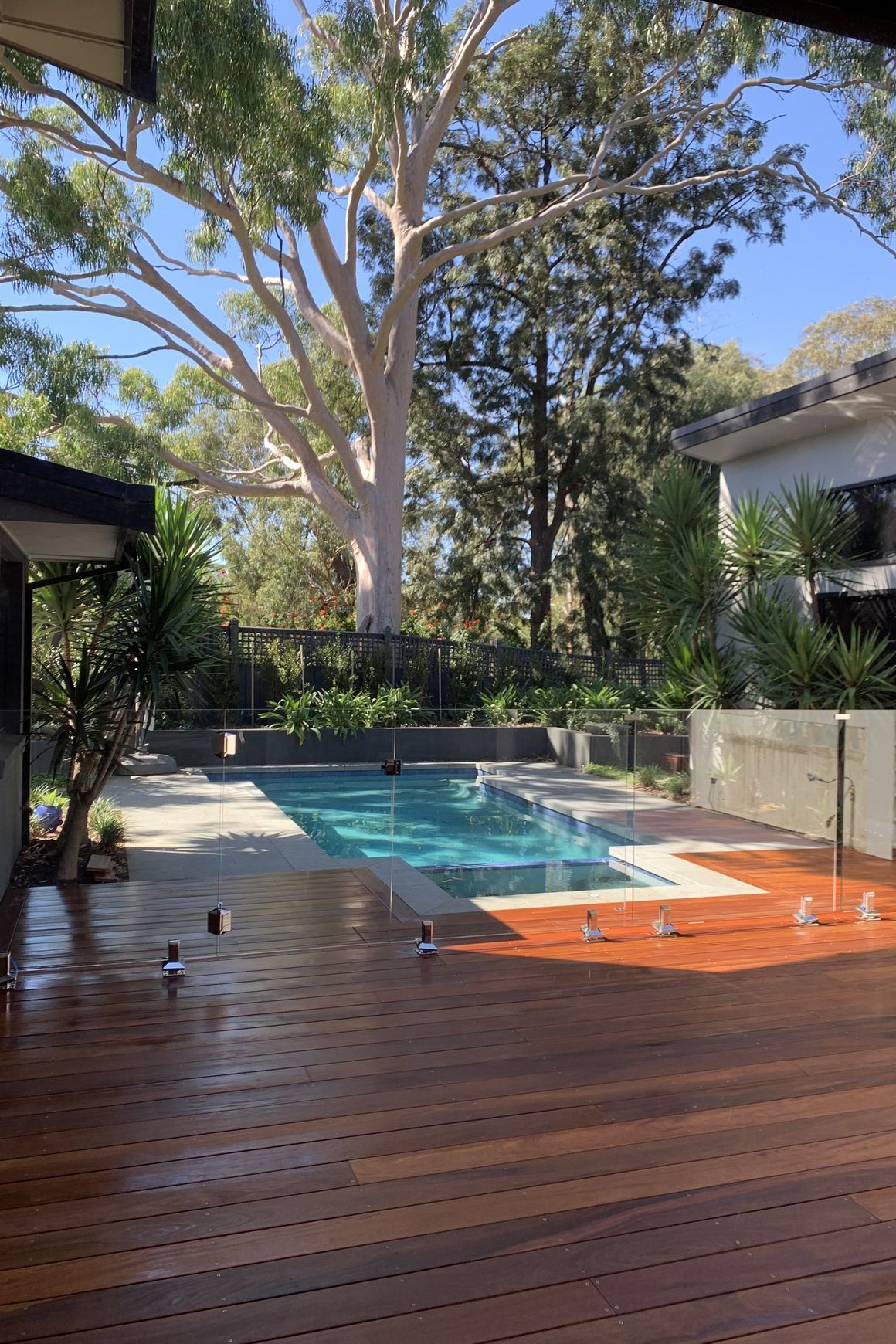Under Deck UnderCover® Concealed Pool Cover - Powered
