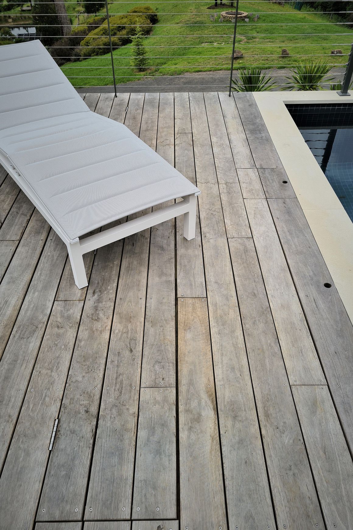 Under Deck UnderCover® Concealed Pool Cover - Powered