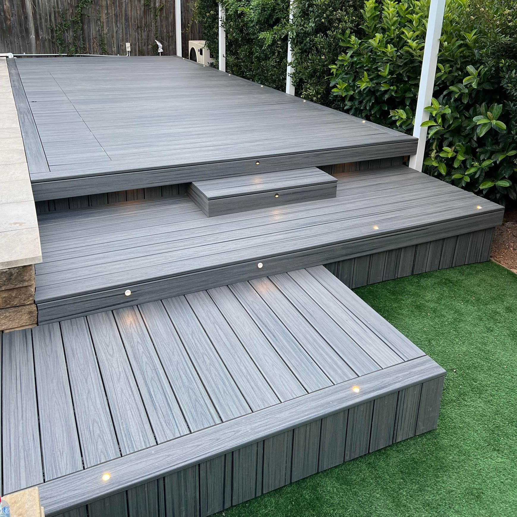 Under Deck UnderCover® Concealed Pool Cover - Powered