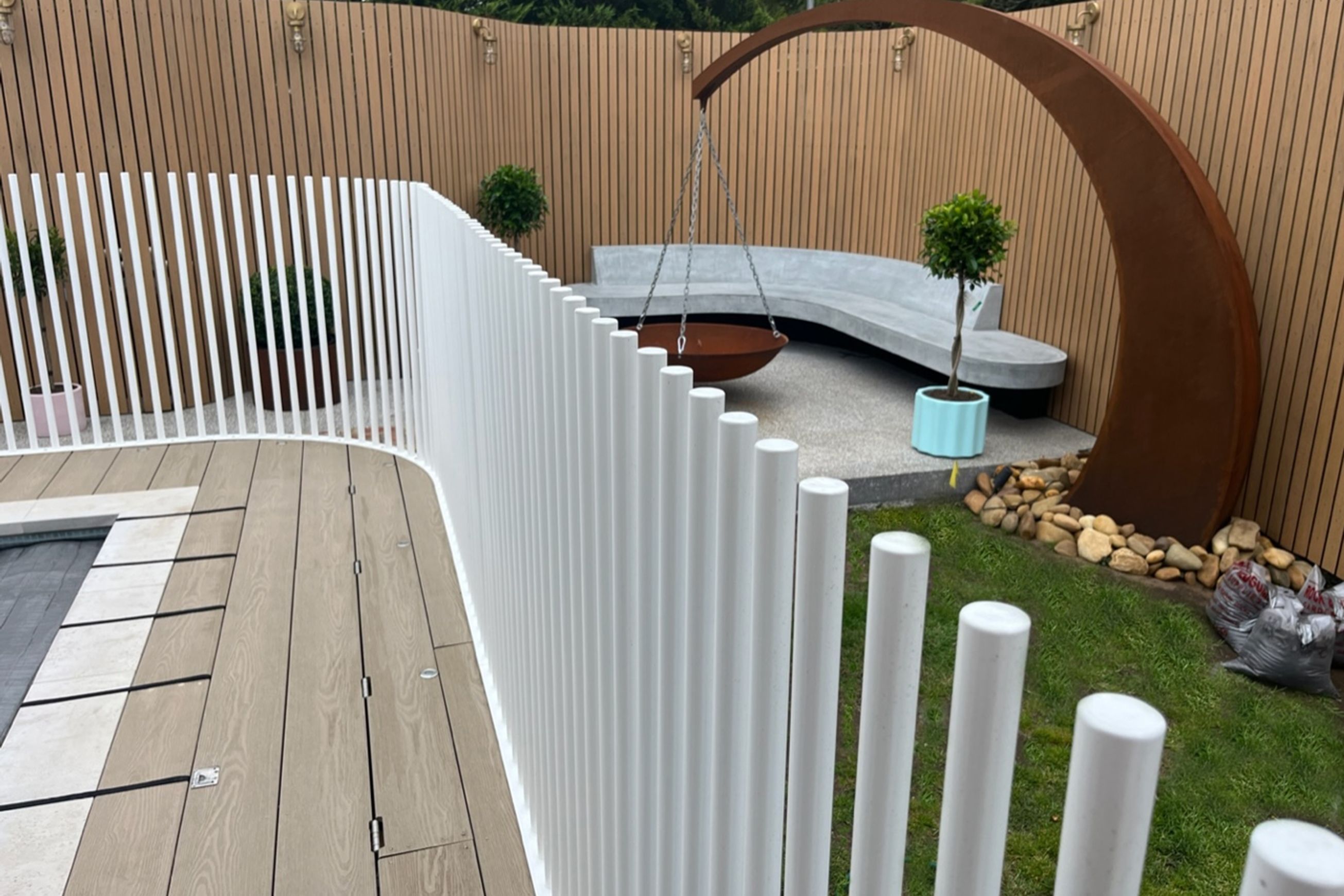 Under Deck UnderCover® Concealed Pool Cover - Powered