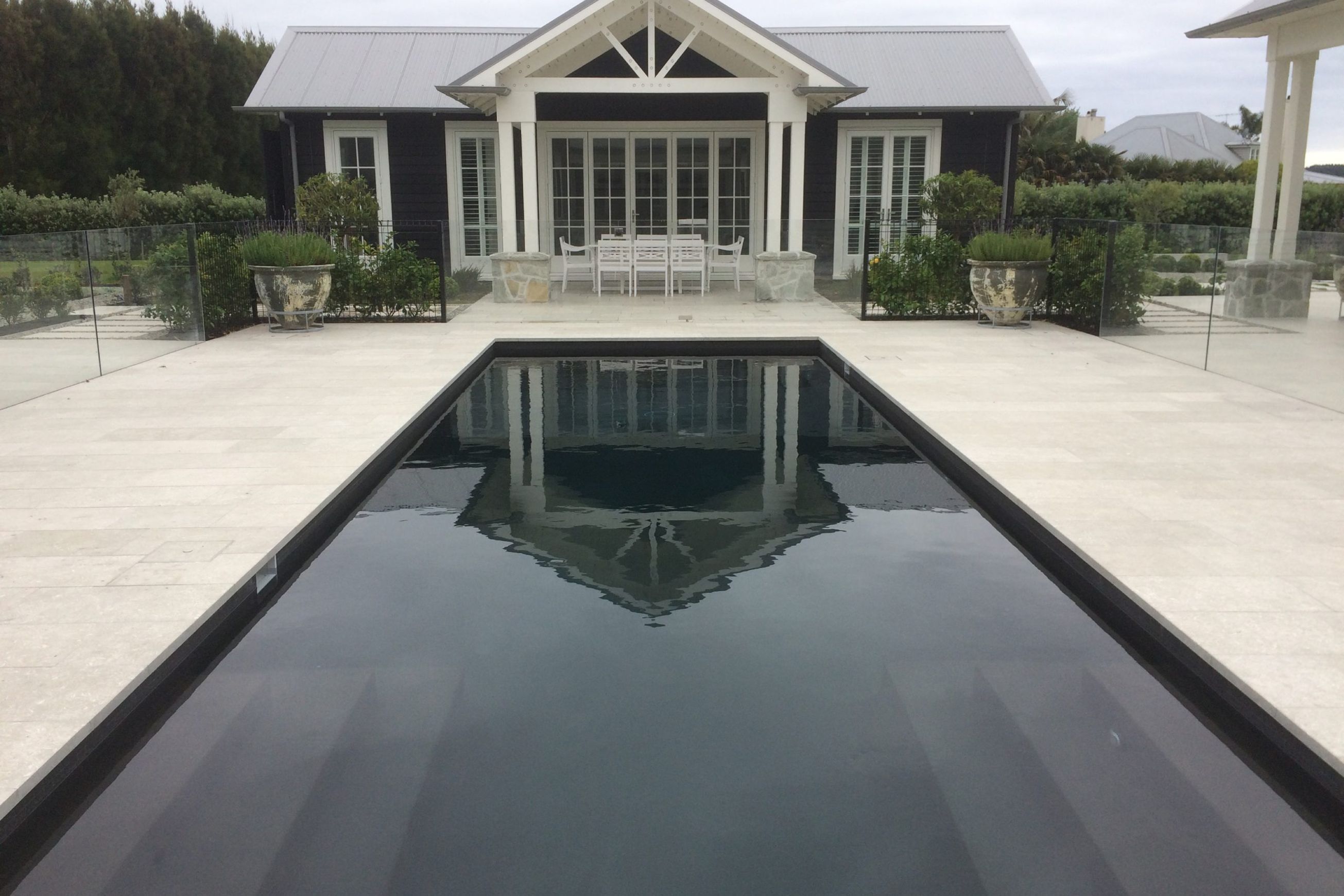 Black Maui Hydrazzo Pool Plaster