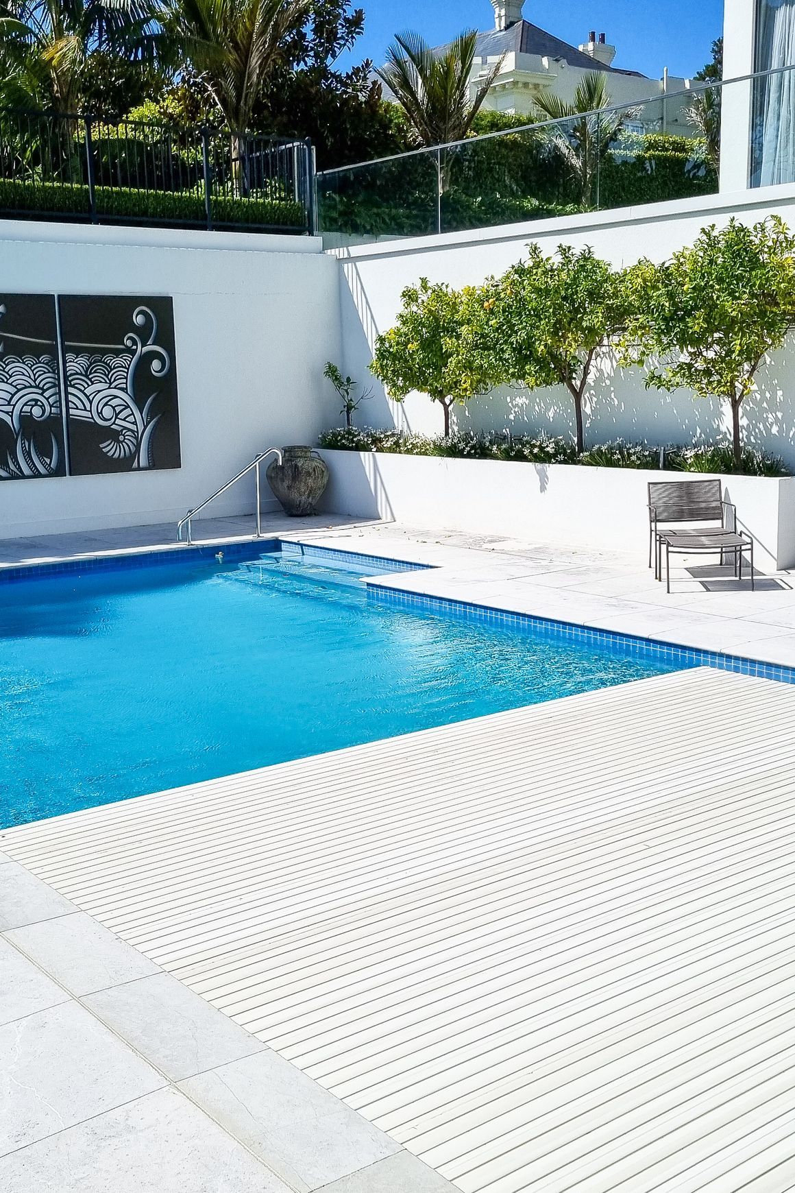 Automated Solid Slat Pool Cover