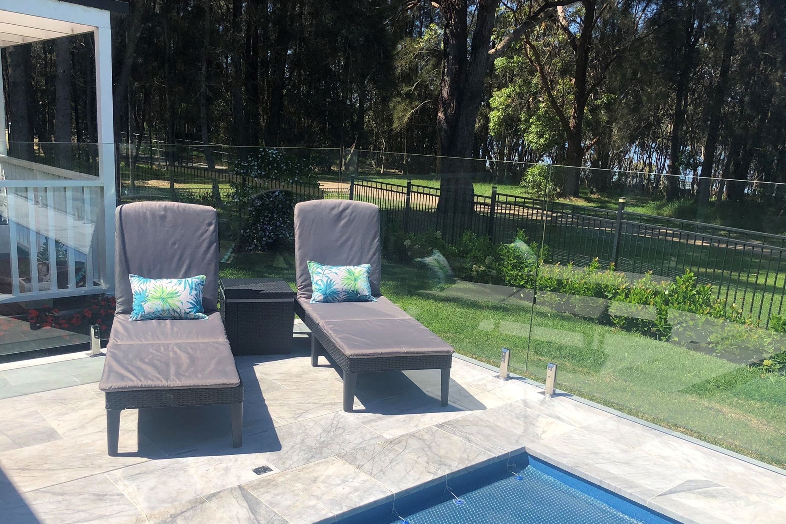 Concrete UnderCover® Concealed Pool Cover - Powered