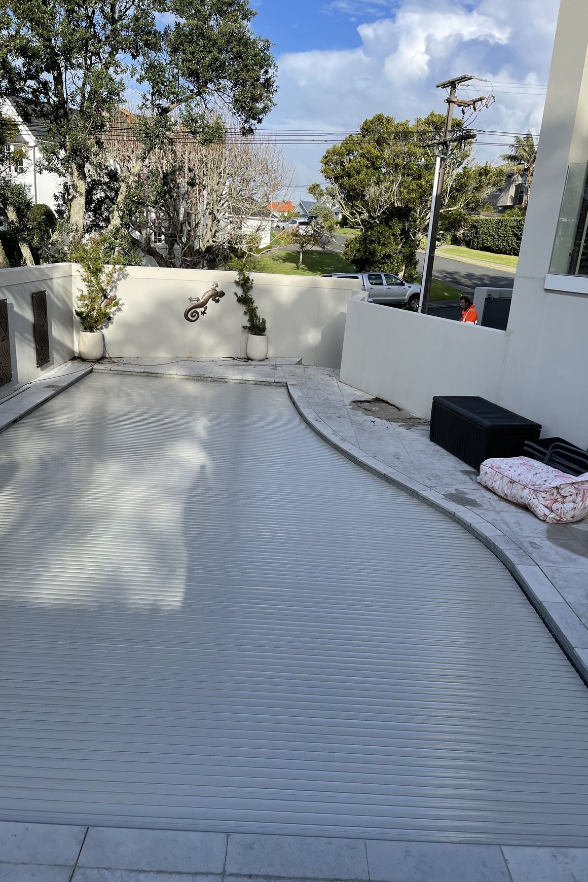 Automated Solid Slat Pool Cover