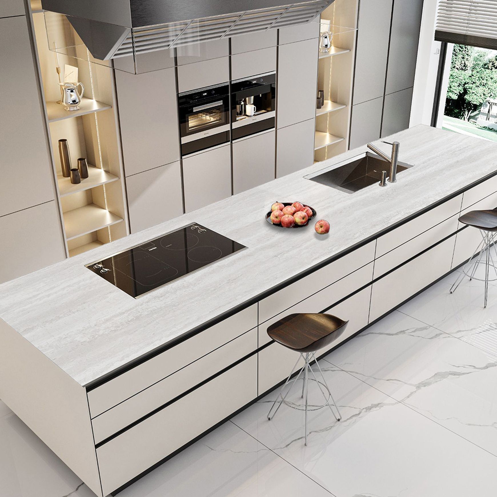 Roman Travertine White 1600x3200x20mm