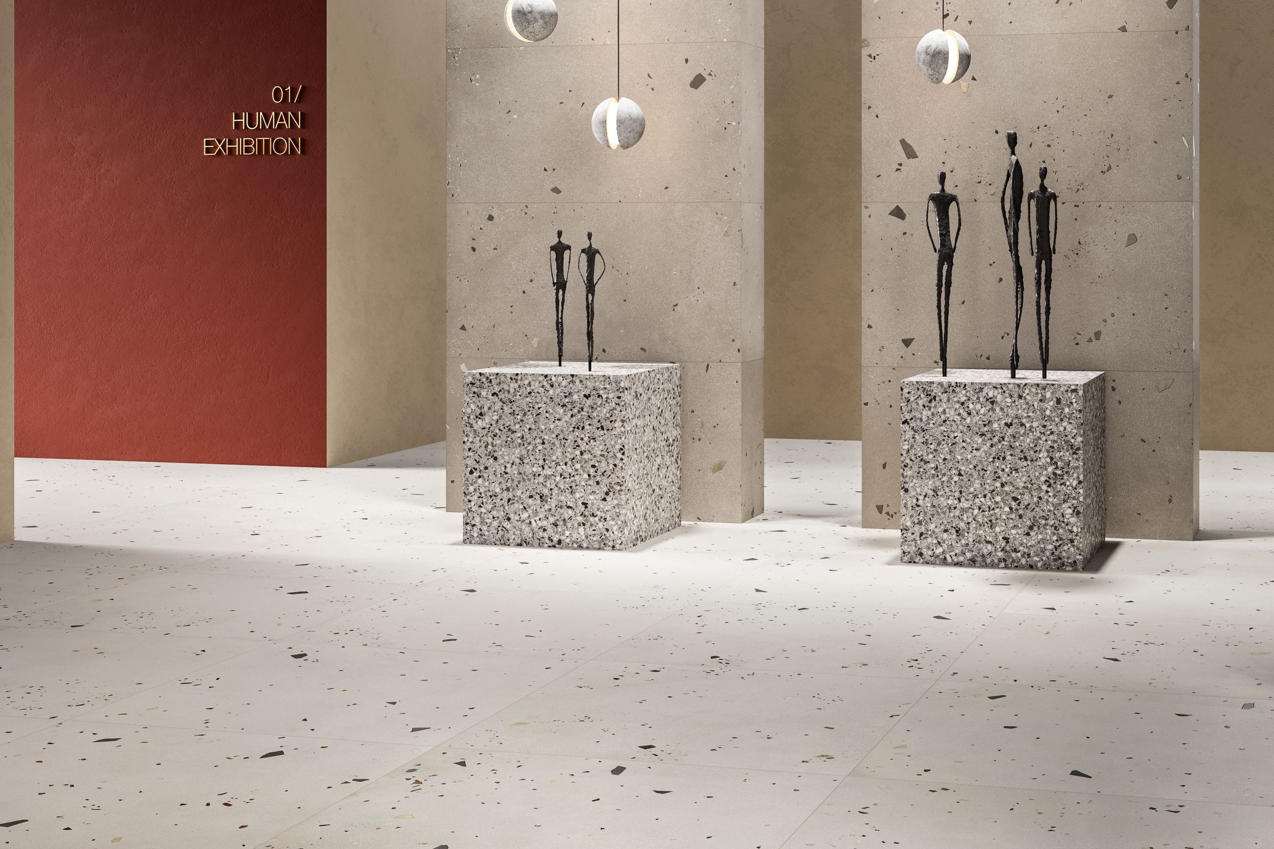 Kado Series Terrazzo Look Tiles