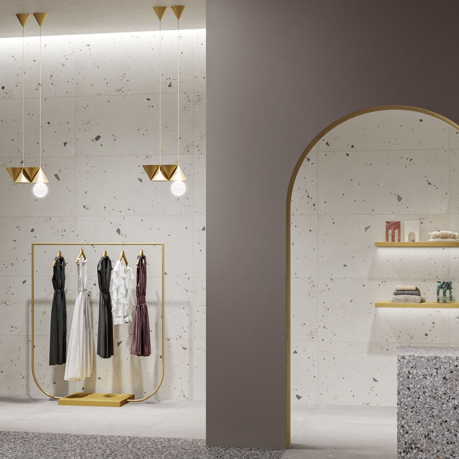 Kado Series Terrazzo Look Tiles