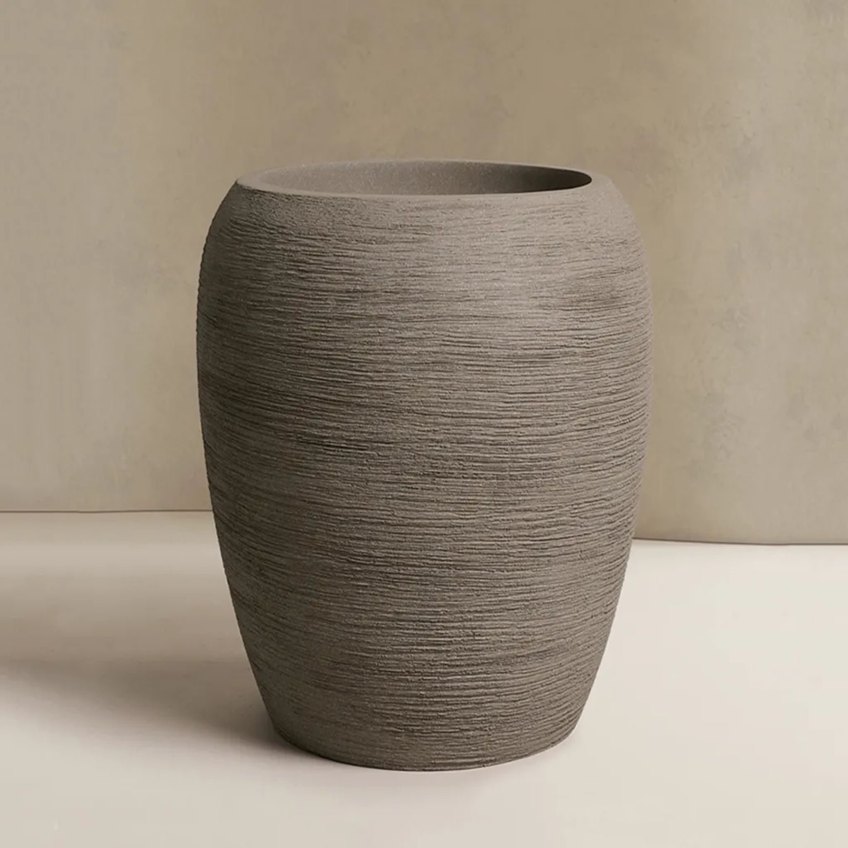 Stone Lunar Surface Calix 3487 Pot