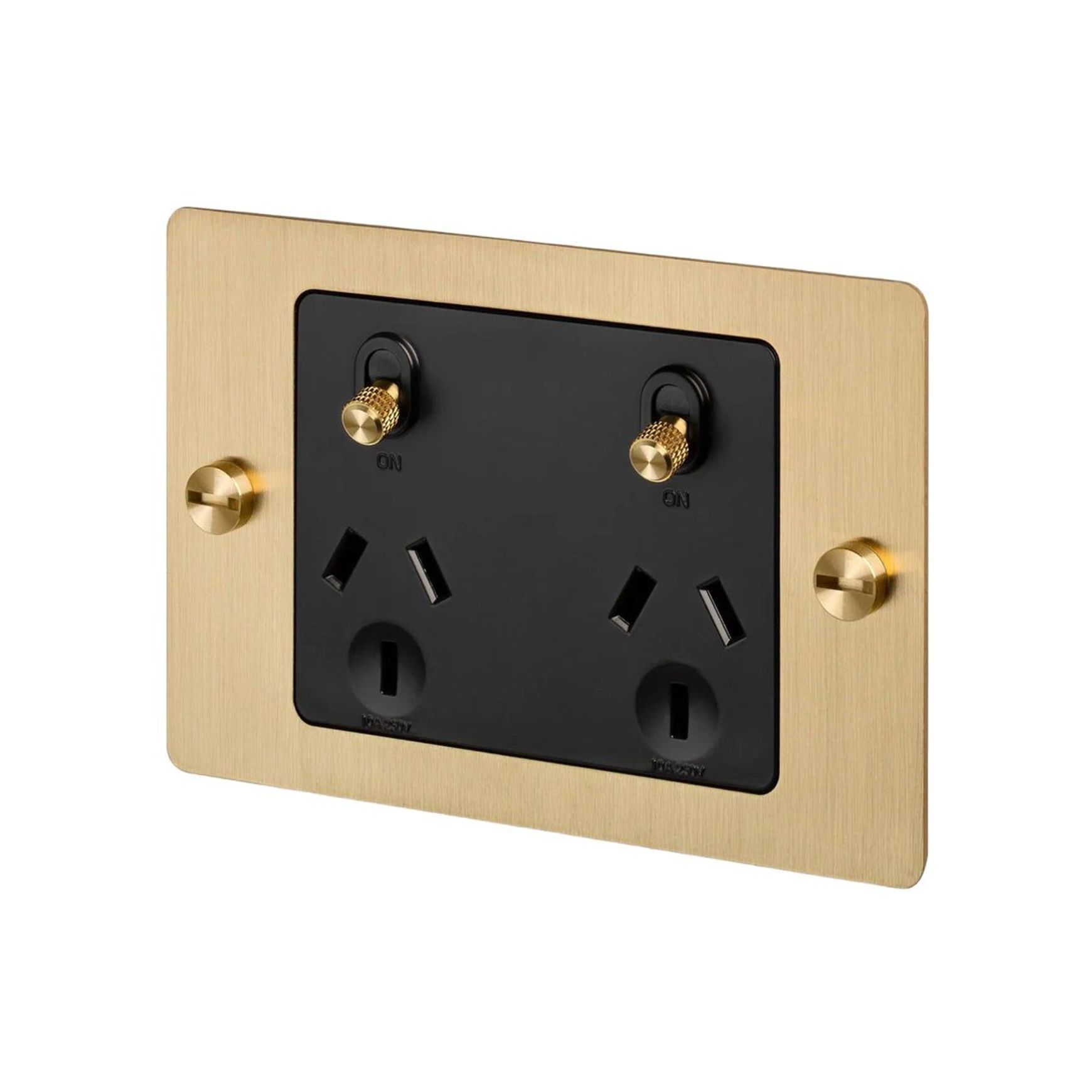 2 Gang GPO Socket Switch
