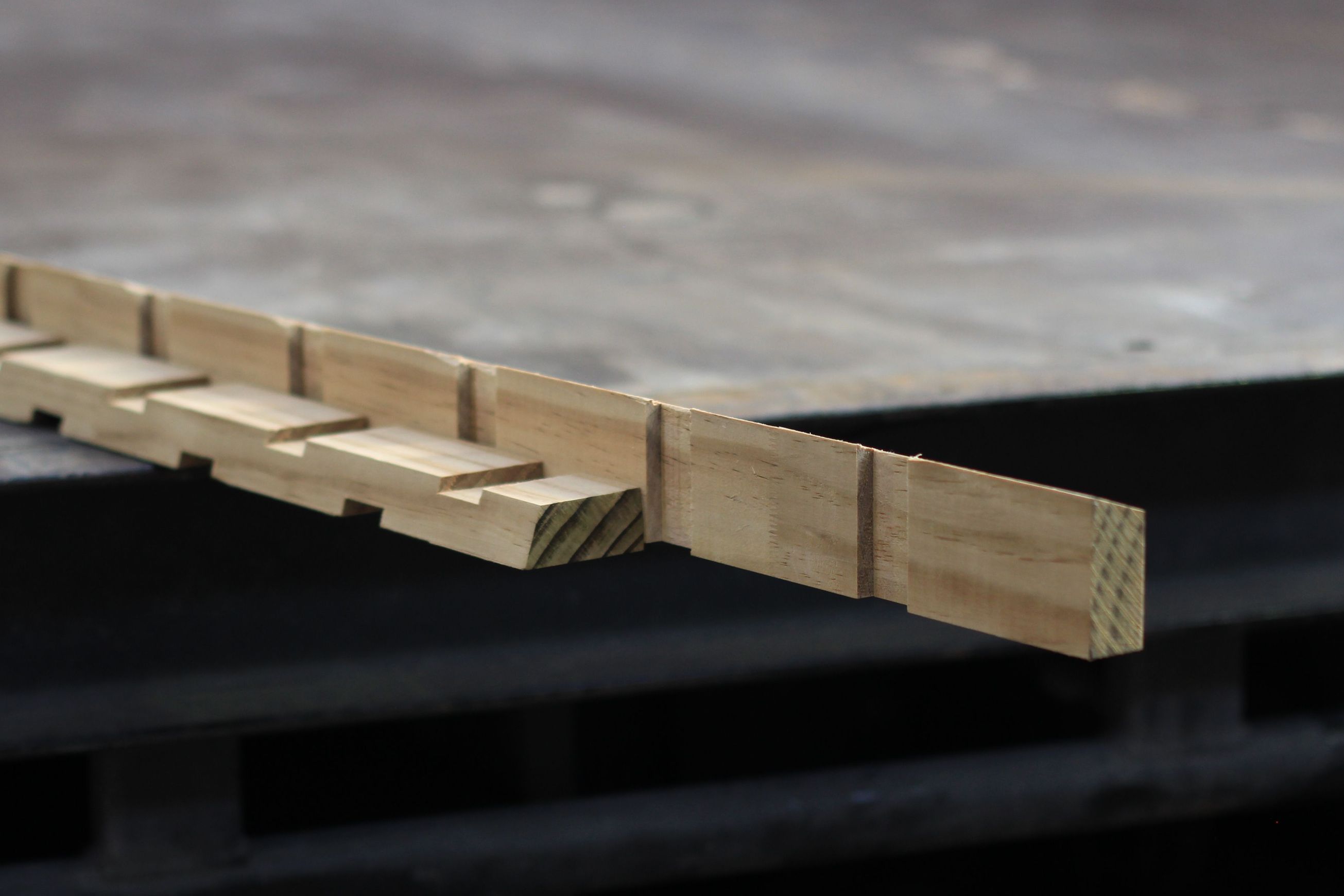 EB3 Castellated Timber Cavity Batten