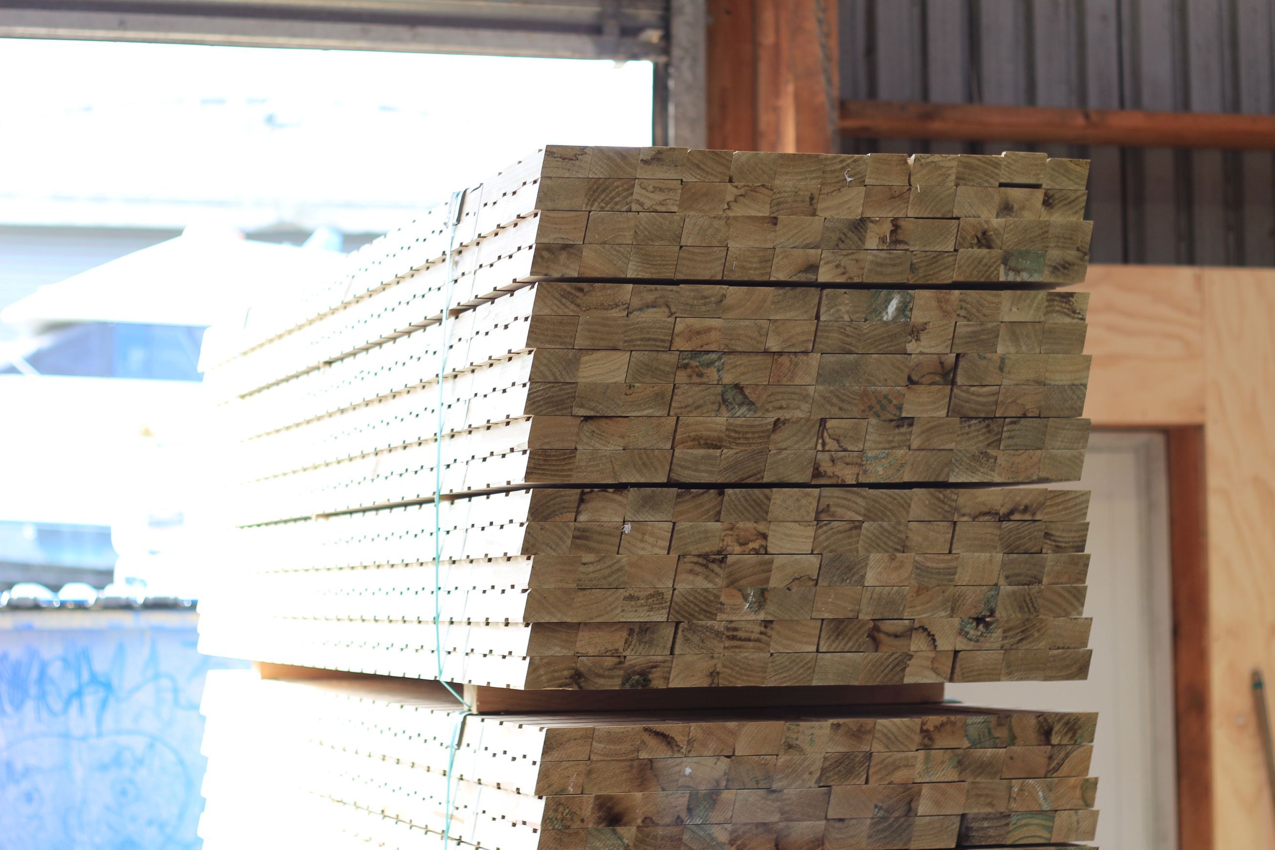 Custom Castellated Timber Cavity Batten