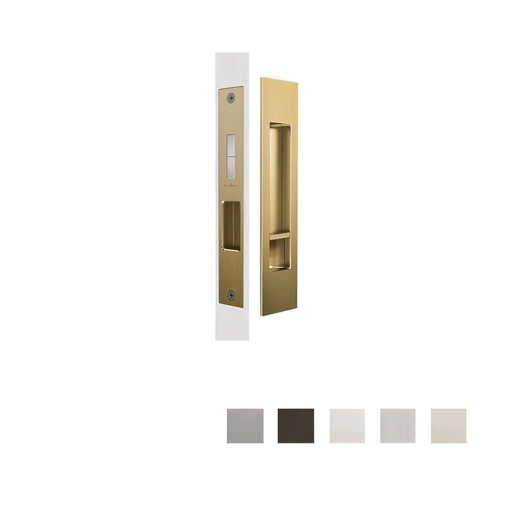 Mardeco 'M' Series Flush Pull Privacy Set - Available in Various Finishes