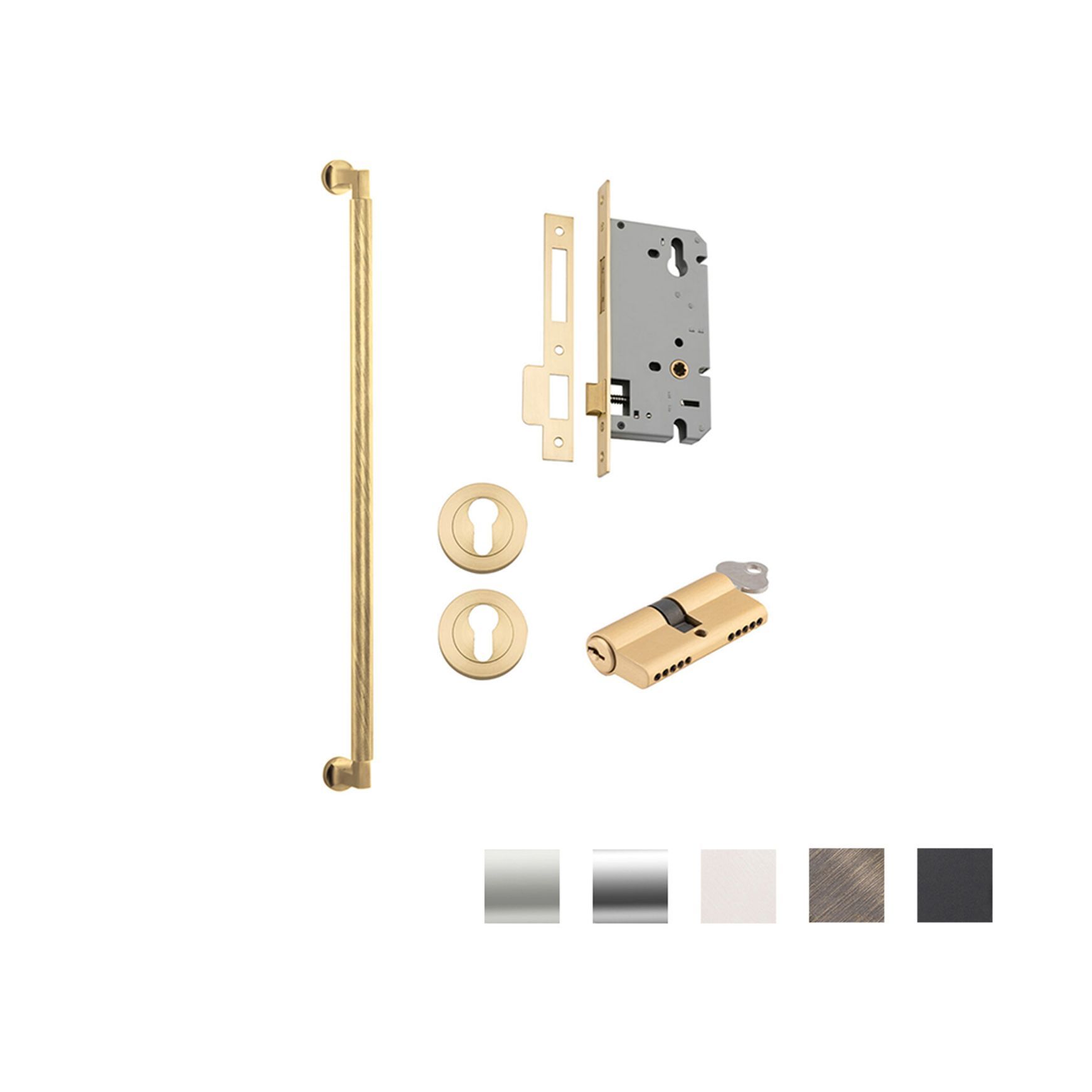 Iver Brunswick Door Pull Handle Entrance Kit Key/Key