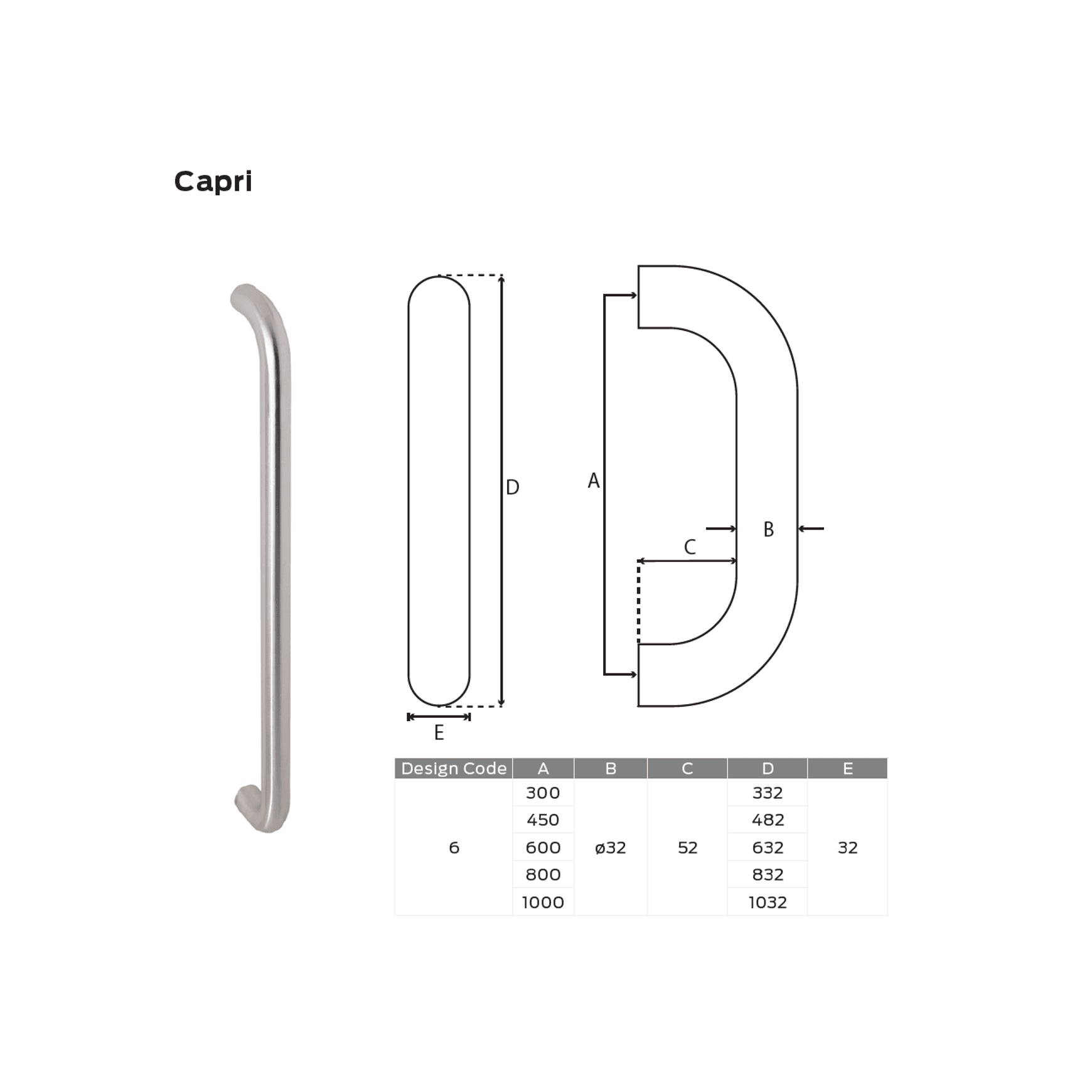 Schlage Capri Pull Handle